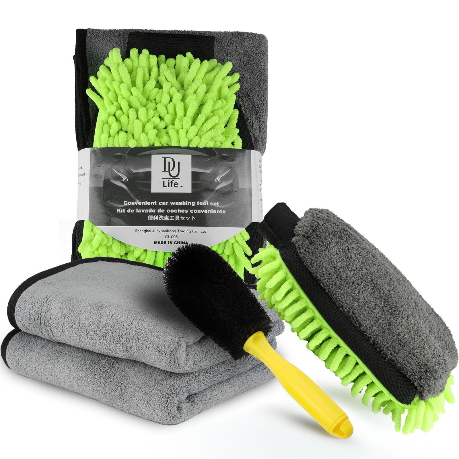 10-Piece Car Cleaning Kit - Grey & Green Medium-image-ba4624c7-4245-4190-a0d8-629988aecd7d-108036