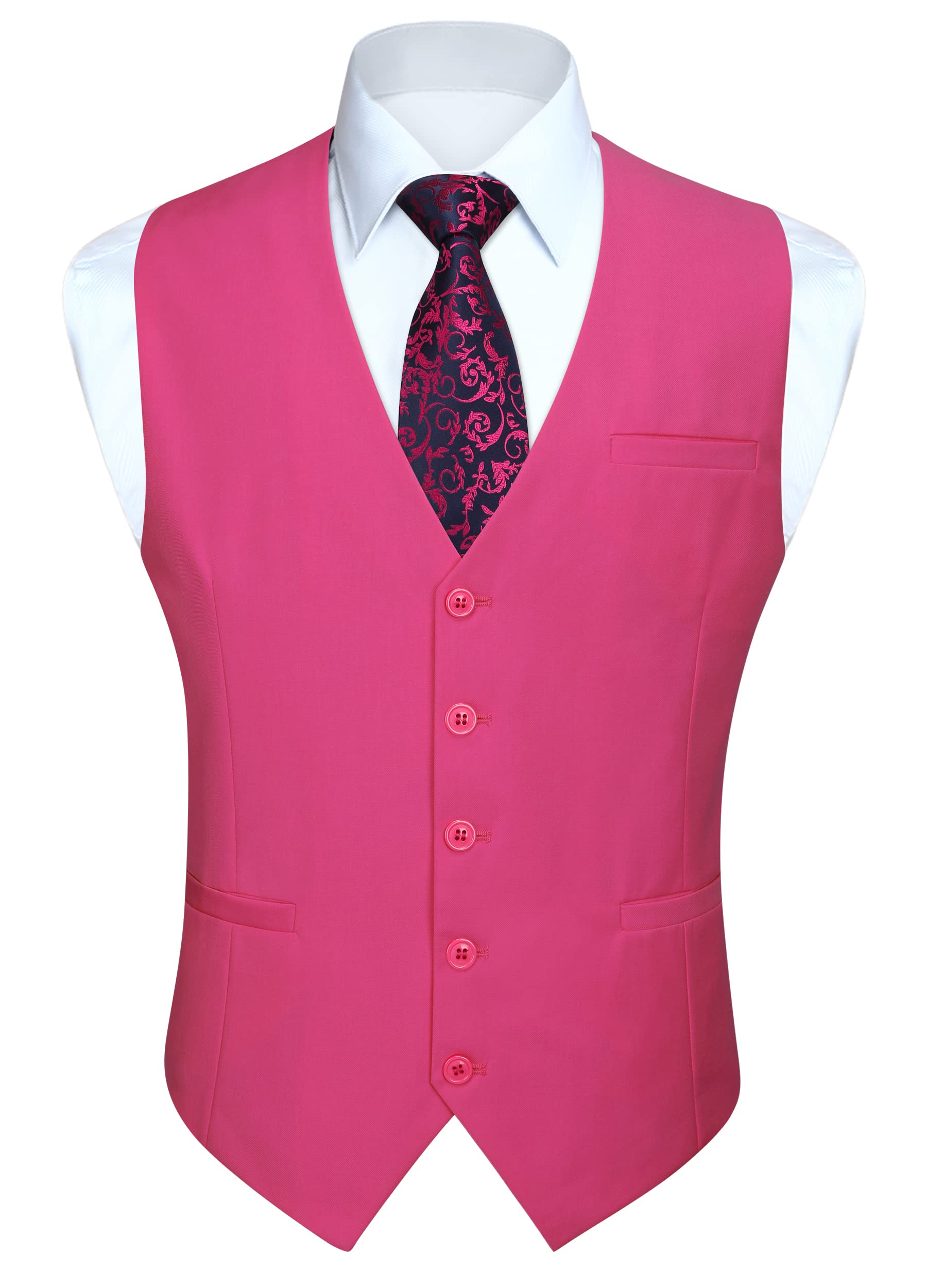 Men's Formal Waistcoat - Fuchsia XS-image-9d3043f3-9b6e-42e8-a9be-be0d36c34f68-103780