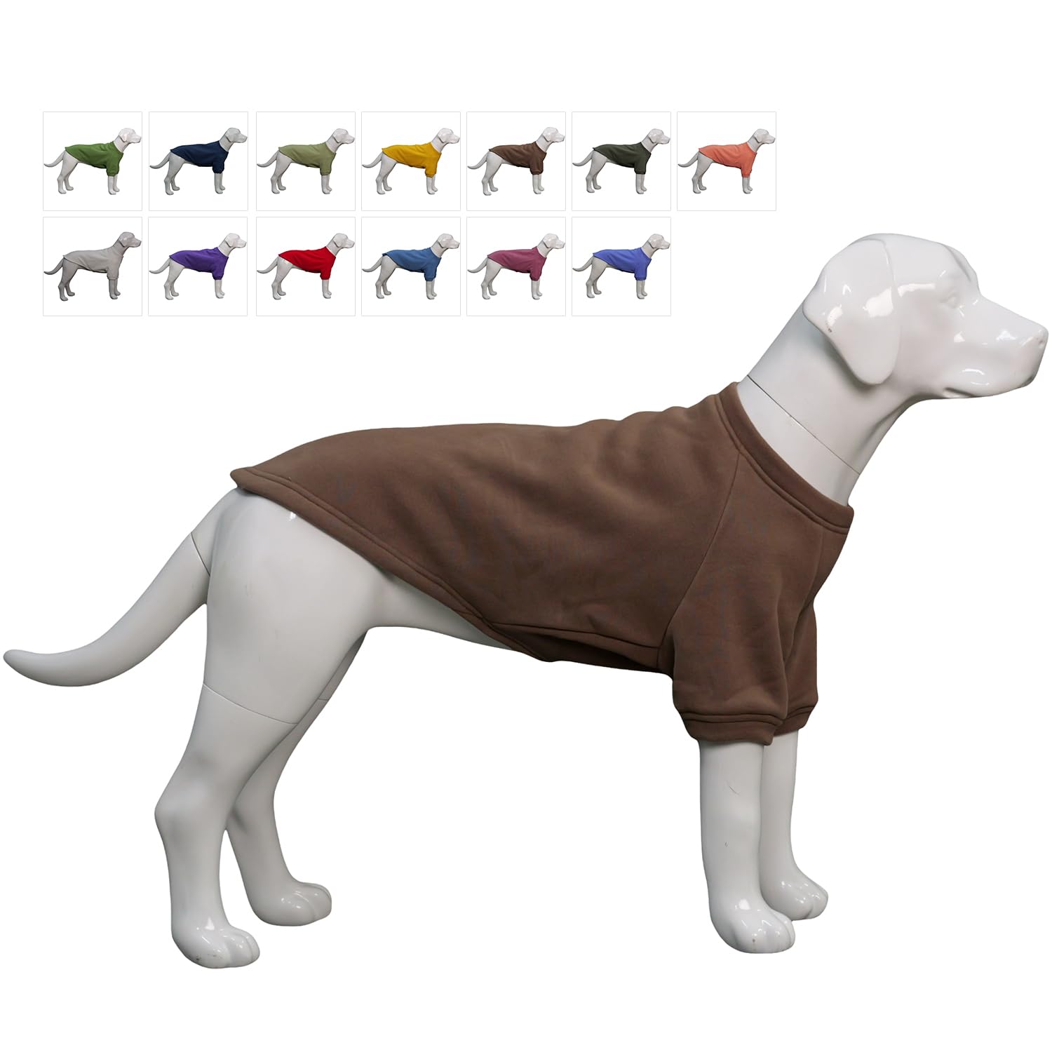 Dog Sweatshirt Cotton Pullover - Coffee 3XL-image-6559dffb-6924-431a-b87f-64372bd3e383-122588