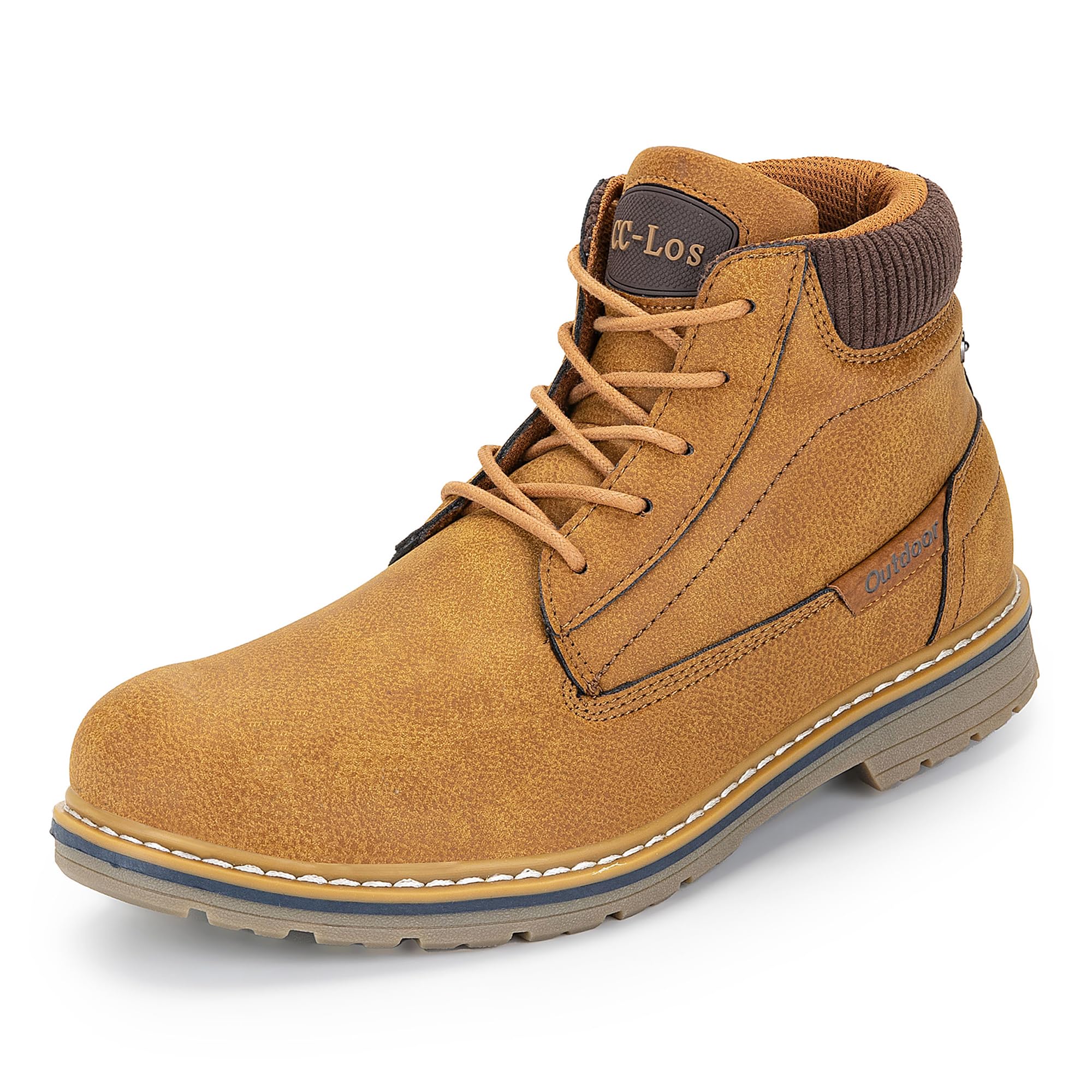 Men's Waterproof Hiking Boots - C46 Yellow UK 11.5-image-845ad624-43da-44b4-8627-b6445624c66b-104886