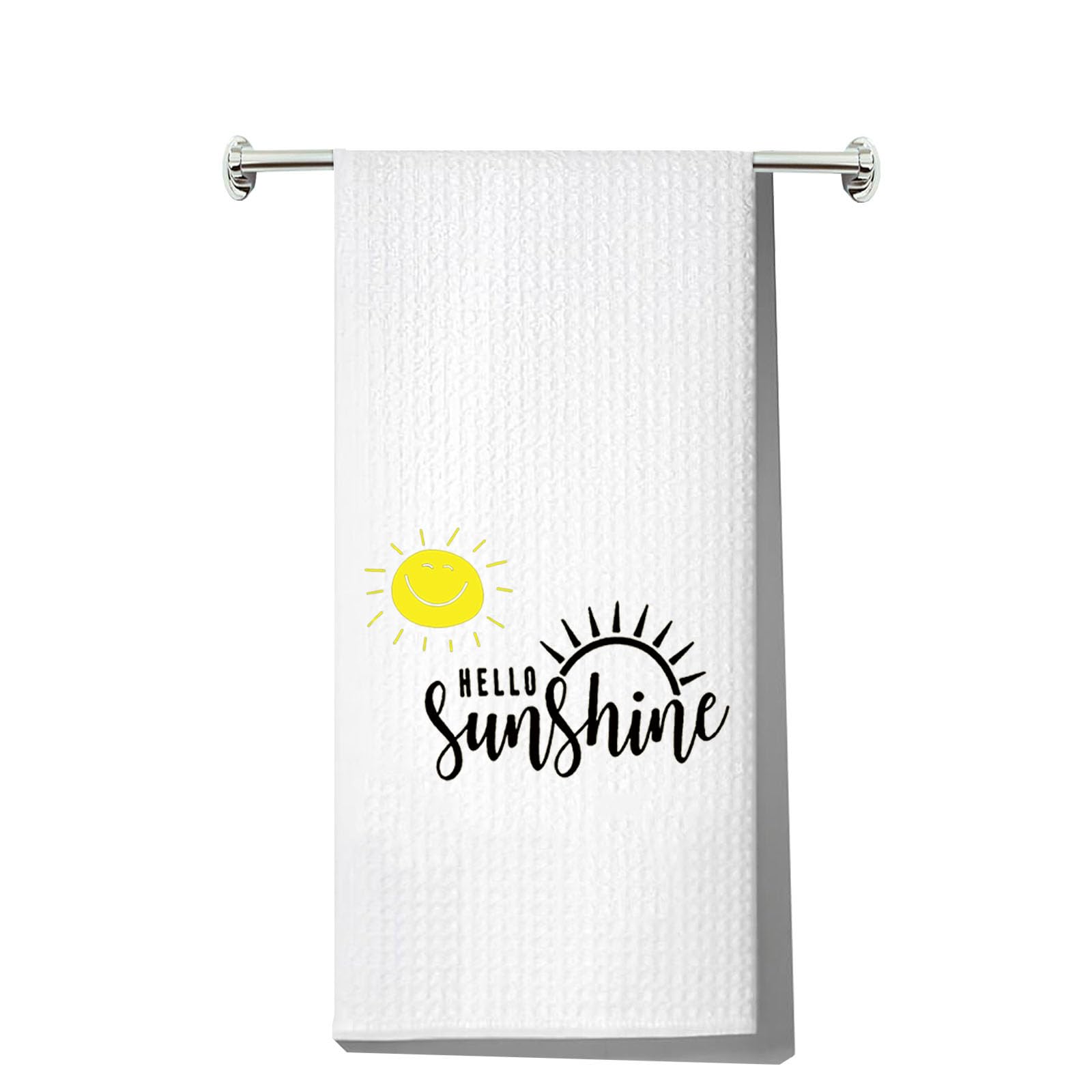 LEVLO Hello Sun-shine Kitchen Towel Summer Sunshine Lover Gift Cute