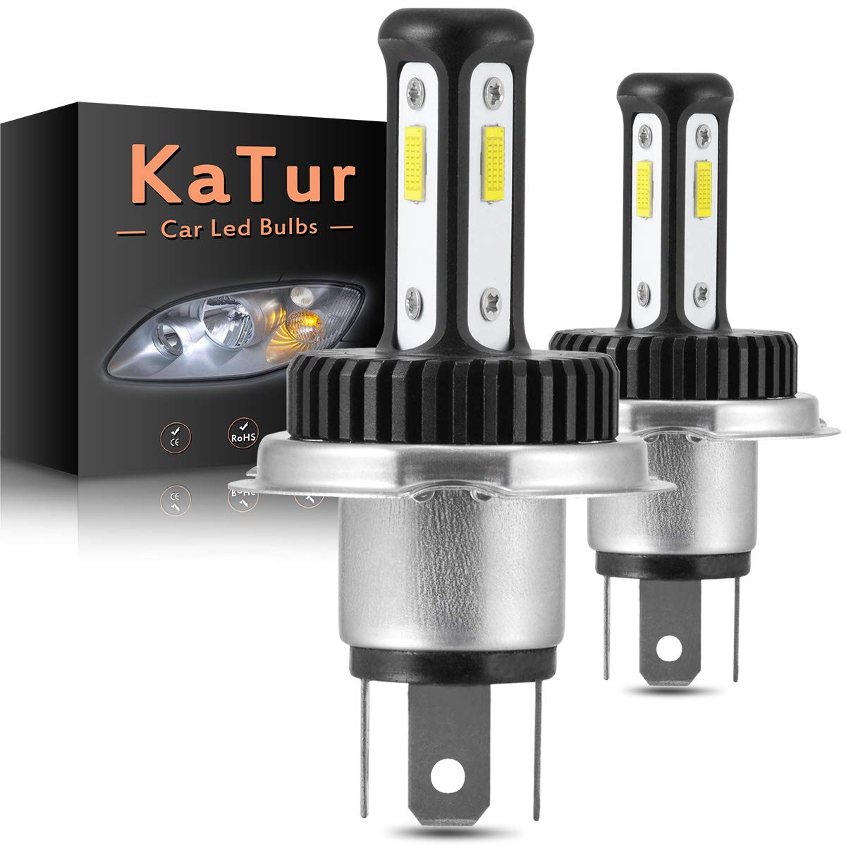 LED Headlight Bulbs 3000LM - White H4 9003 HB2-image-89ed4291-c0cf-4785-ac59-5aad7ba5023d-113155