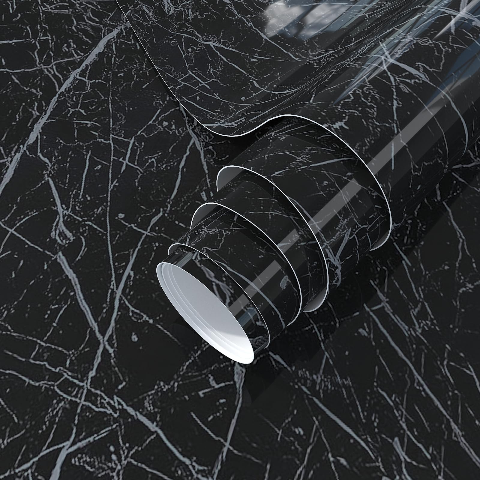 Peel and Stick Marble Wallpaper - Black 40 x 1000 cm-image-dfec21a0-0122-497a-a7eb-5fc8db5aee83-109945