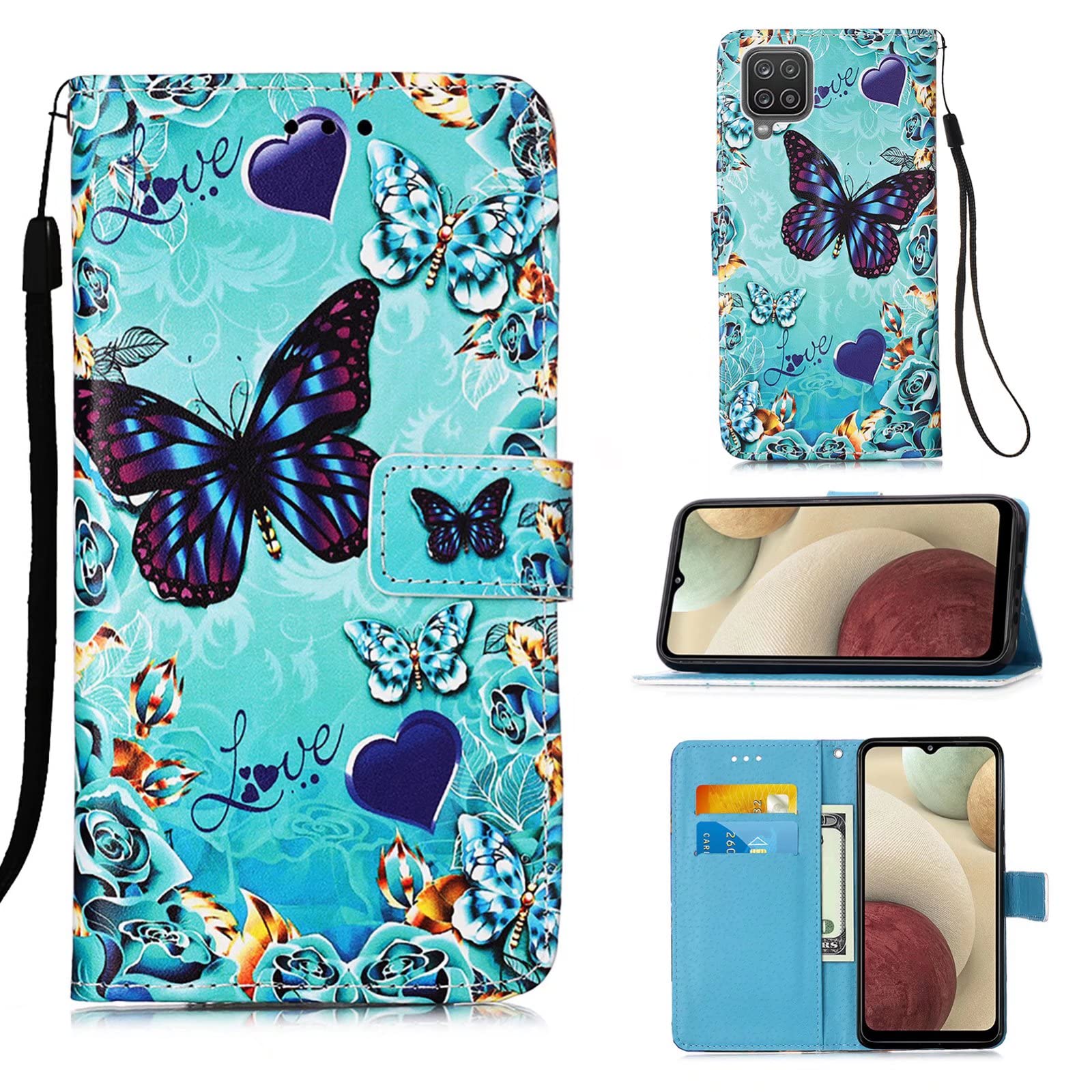 Xiaomi Redmi 9A Flip Wallet Case - Butterfly-image-b14a1ff9-d800-467e-bacf-07f67e09786e-84151