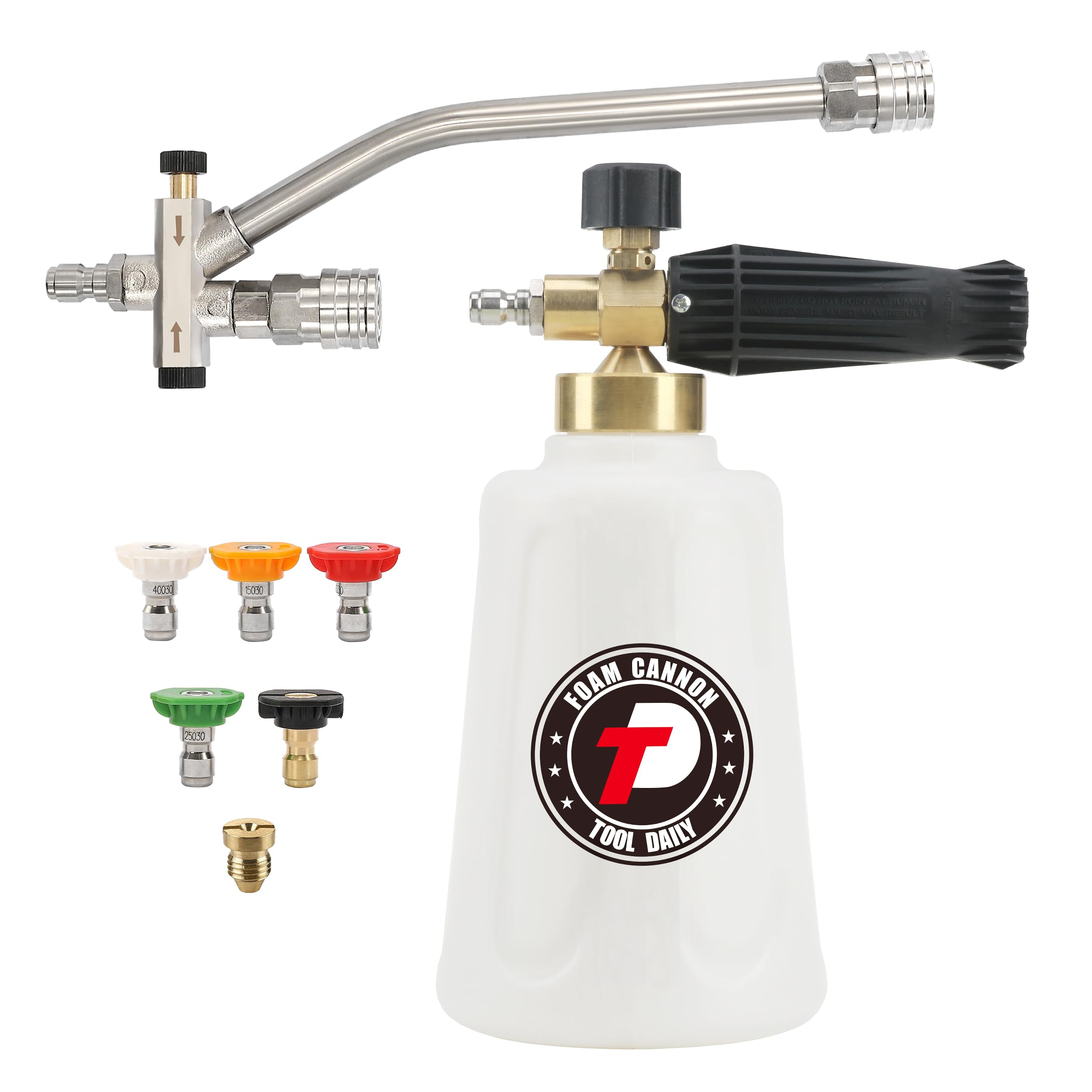 Foam Cannon Dual Tip 3600 PSI - Black-image-e2ad7e60-4ea1-488a-acee-7070ce71cdbc-120896