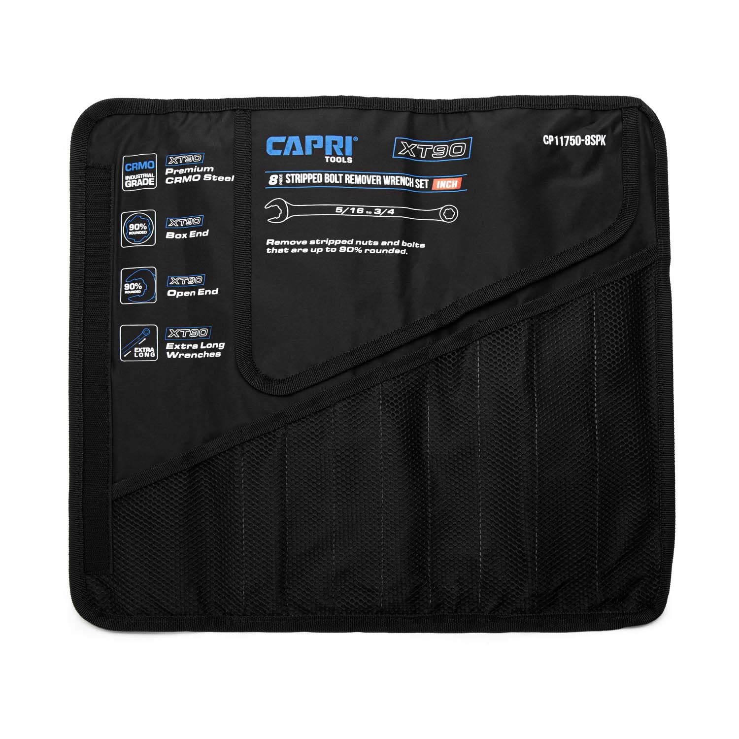 Wrench Roll Up Pouch 8 Pockets - Black Deep Pocket-image-71b62953-22fe-427f-a34a-dbfb1e30d440-110636
