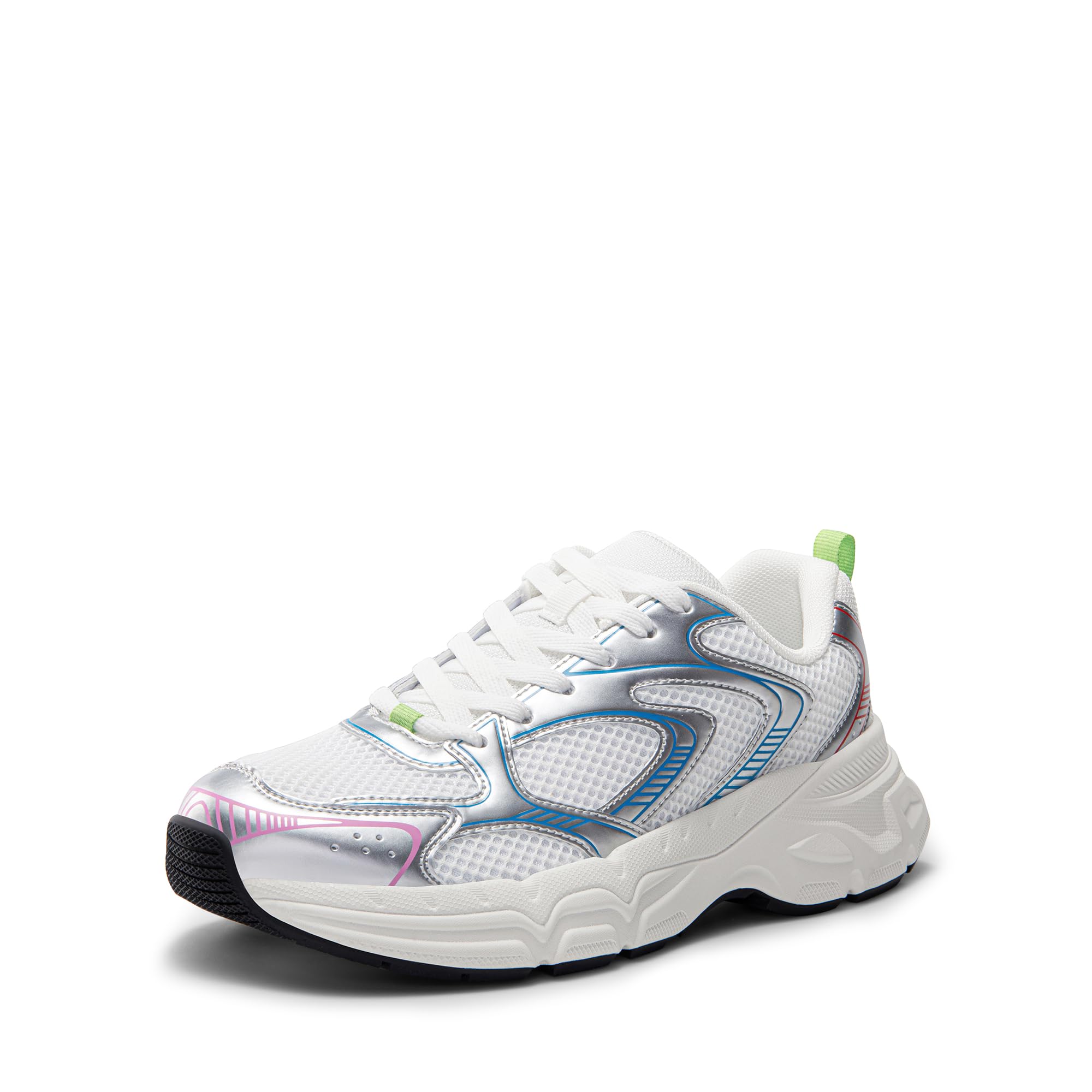 Women's Platform Trainers - Size 4.5 Silver/White-image-bce0cc3c-8616-41cb-963c-adf797e6dd6b-83850