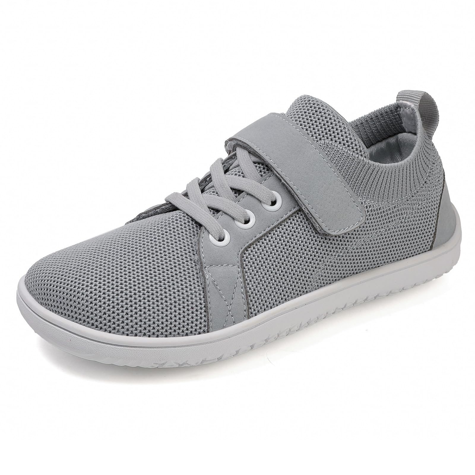 Kids Barefoot Trainers - Grey Mesh 3.5 UK-image-cbbec61c-6c1a-4c67-af41-a33fd4c98203-119376