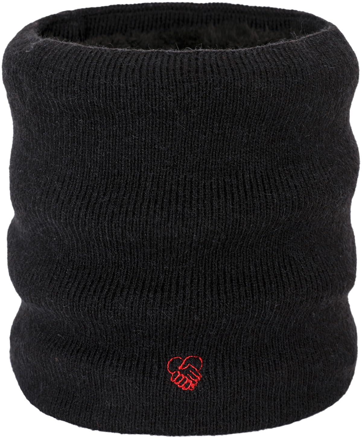 Winter Neck Warmer Knit Scarf Thicken Circle Scarf Hiking (A-Black)-image-f4ef6b14-308e-44a2-8ea8-a1d160a67ab1-64543
