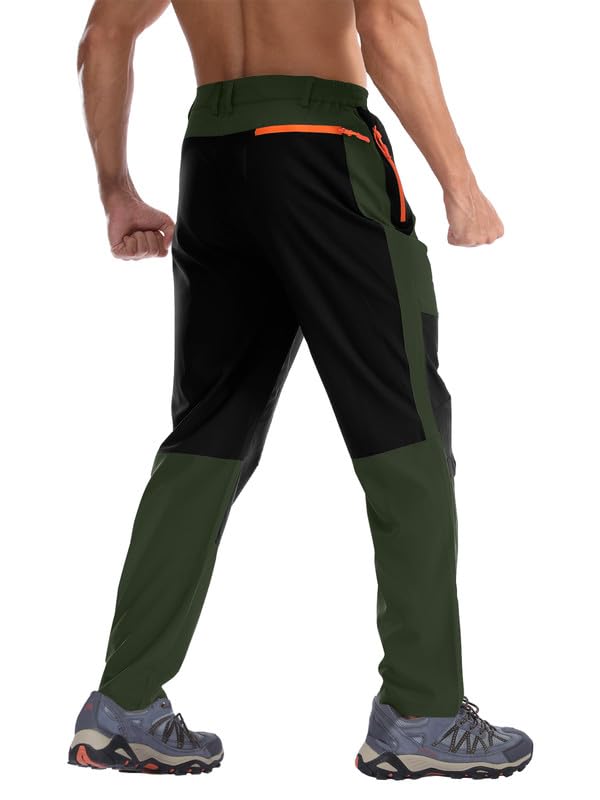 Men'S Walking And Hiking Zip-Off Trousers Lightweight Quick-Dry