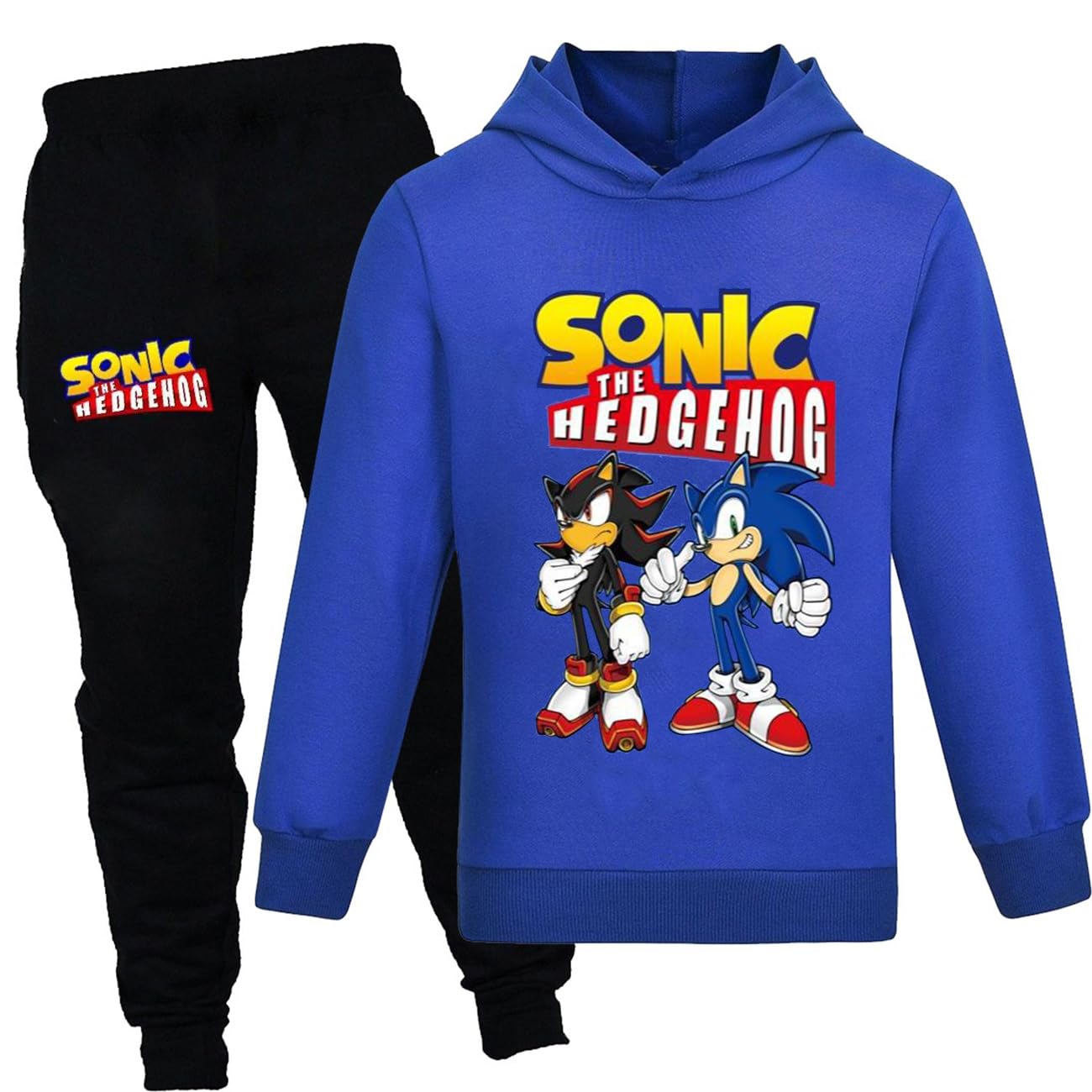 Kids Cartoon Hoodie Set - Blue 9-10 Years-image-3fdbfe52-6214-4109-9ee7-a0c1597c8b31-110772