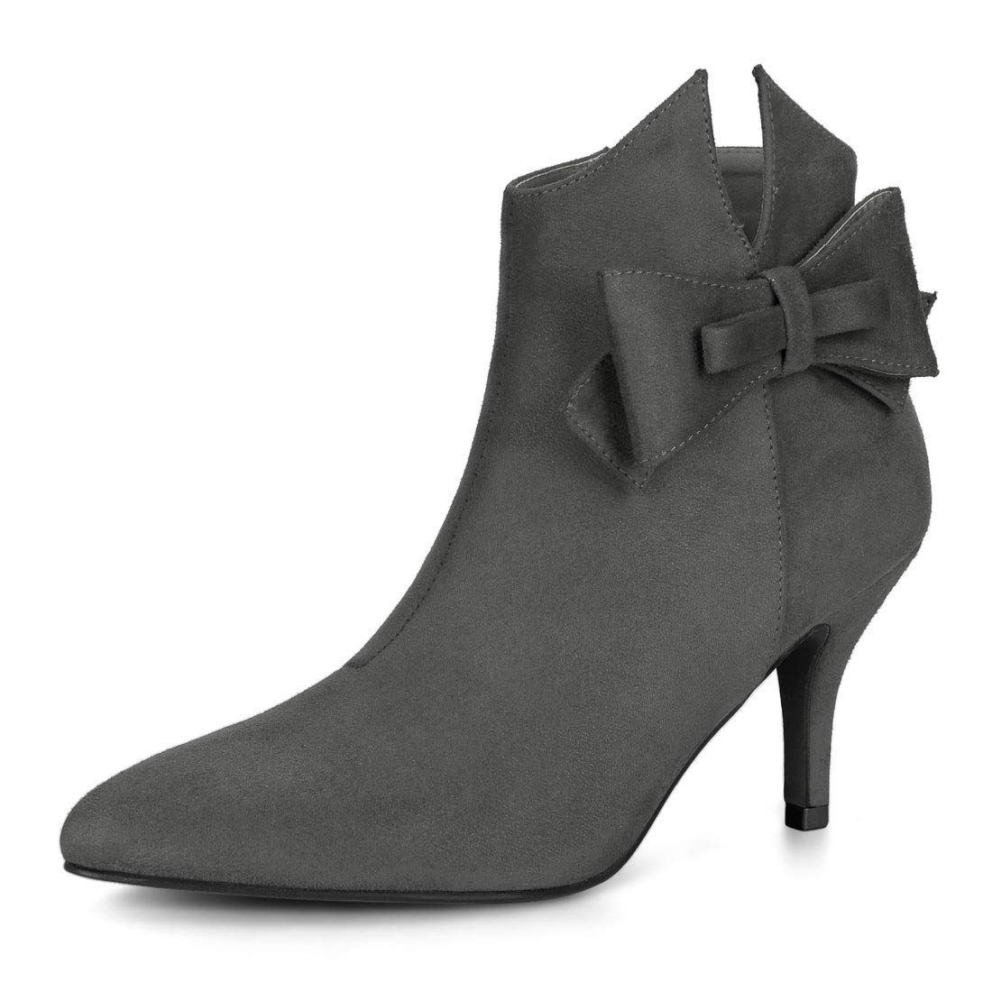 Women's Stiletto Heel Ankle Boots - Grey UK 6-image-5d909976-8c06-479d-acfe-cec540cb9321-113495