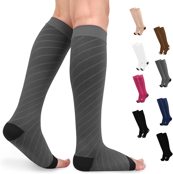 Knee High Medical Compression Socks 20-30 mmHg for Men & Women-image-d258023f-4e73-4587-a058-ebda0f70a43c-56015