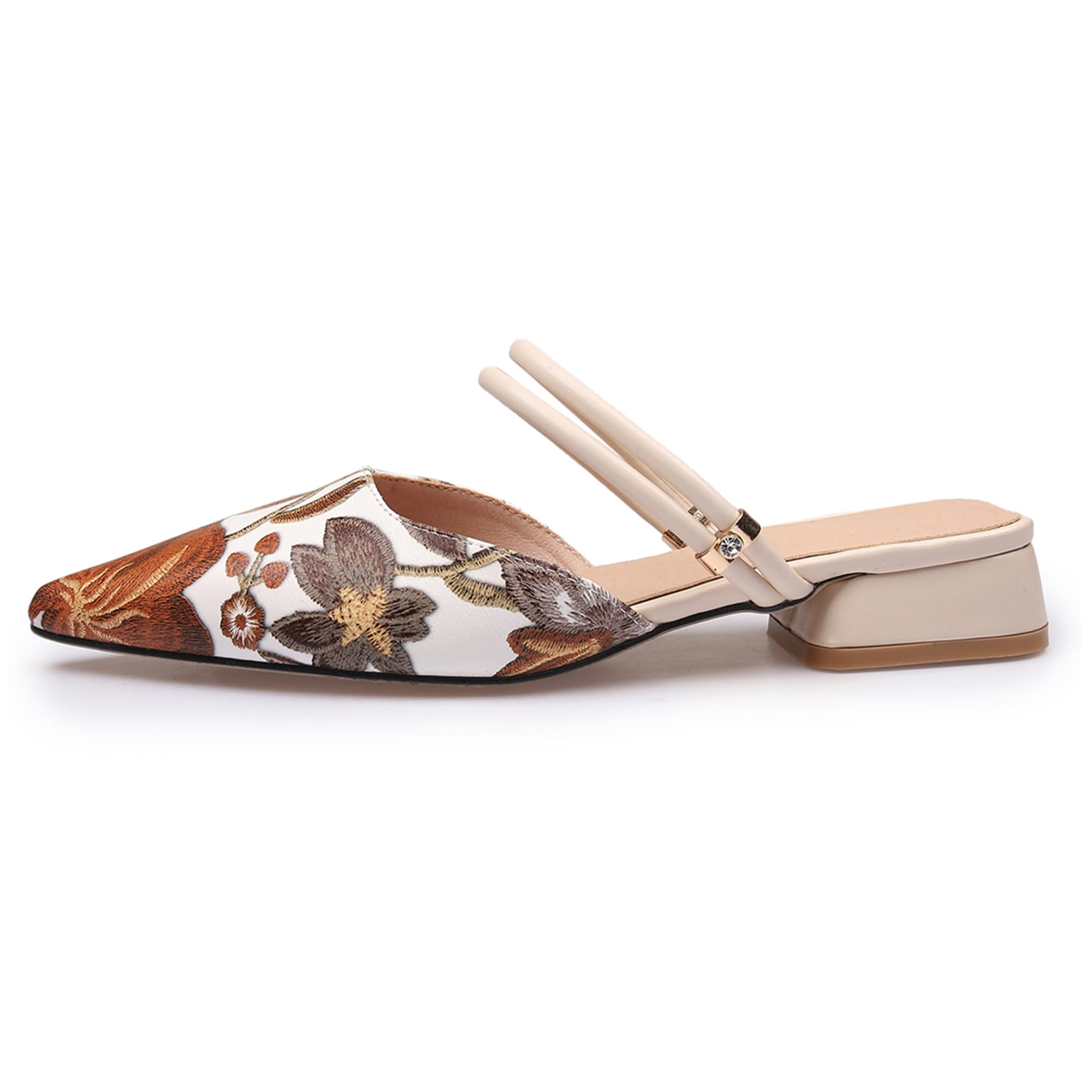 Women's Pointed Toe Court Shoes - Nude UK 6.5-image-f0ea5edb-c95f-4d14-9b1d-07bd811078f9-113525