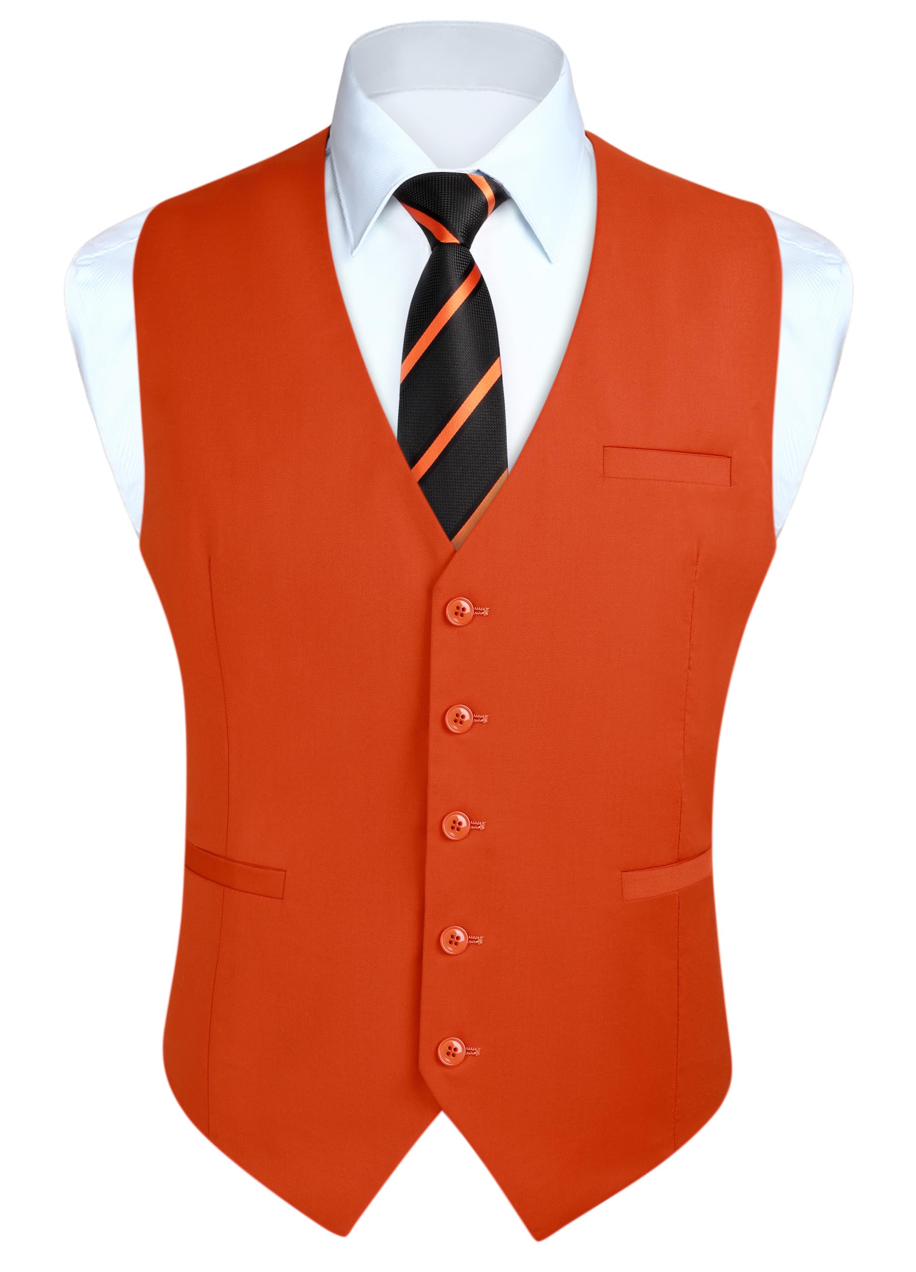 Men's Formal Waistcoat - Orange XS-image-d3655b42-ab62-43f6-b5c8-ed80791ff78d-103415