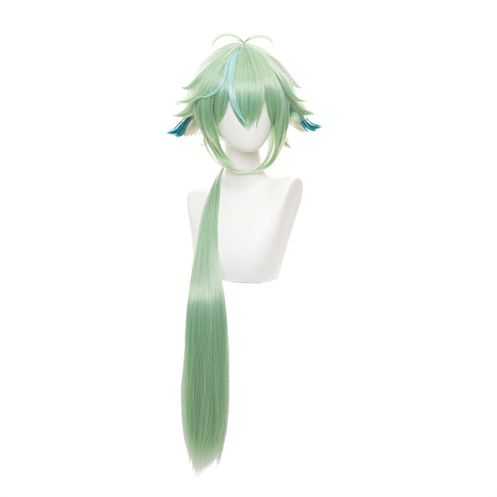 Cosplay Wig Heat Resistant - Green Sucrose Wig-image-de6de208-247e-4385-bd84-918399d9863d-114592