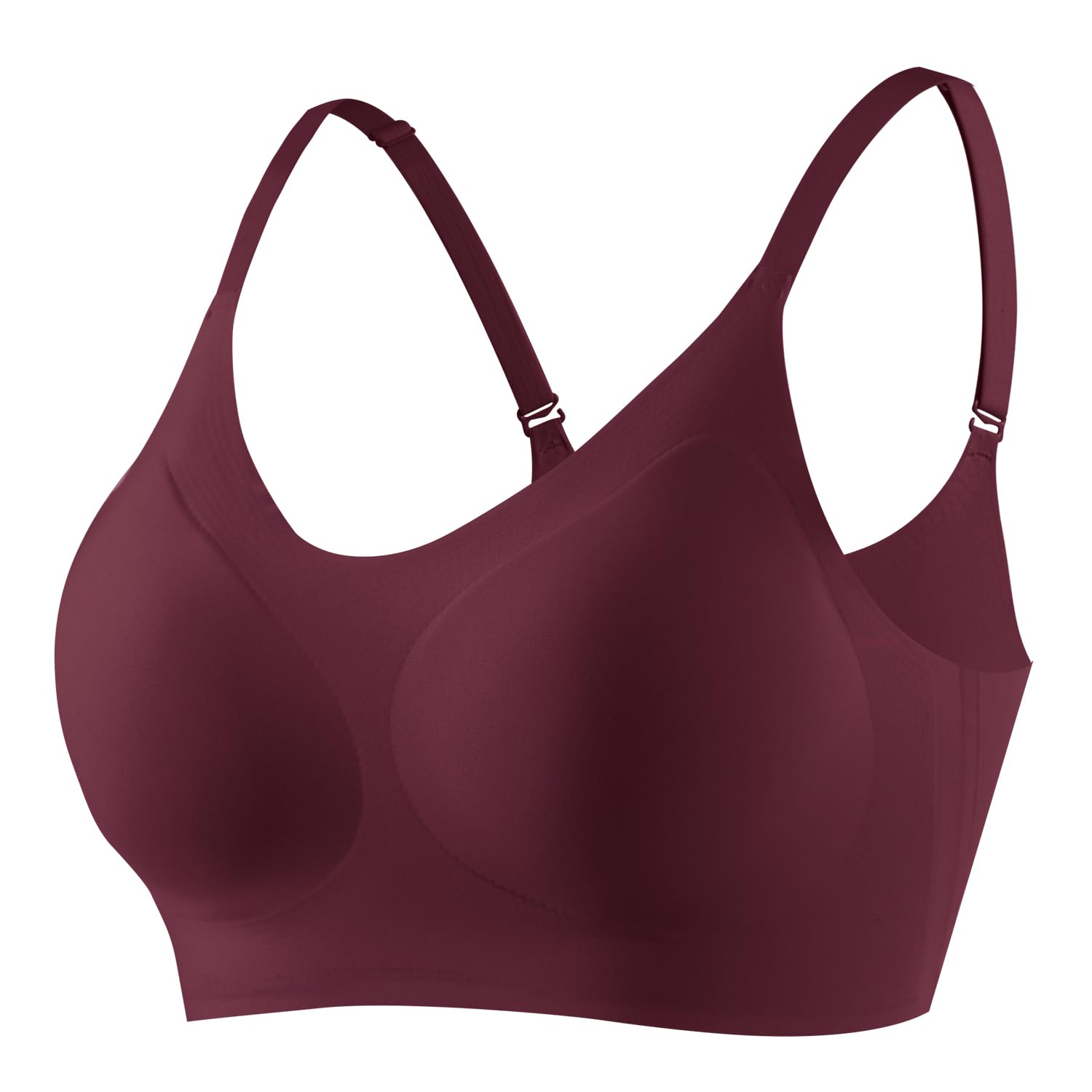 Seamless Non-Wired Push Up Bra - Rose Red S-image-46307ce9-3e07-4ad4-8d32-76fe1ecec738-110332