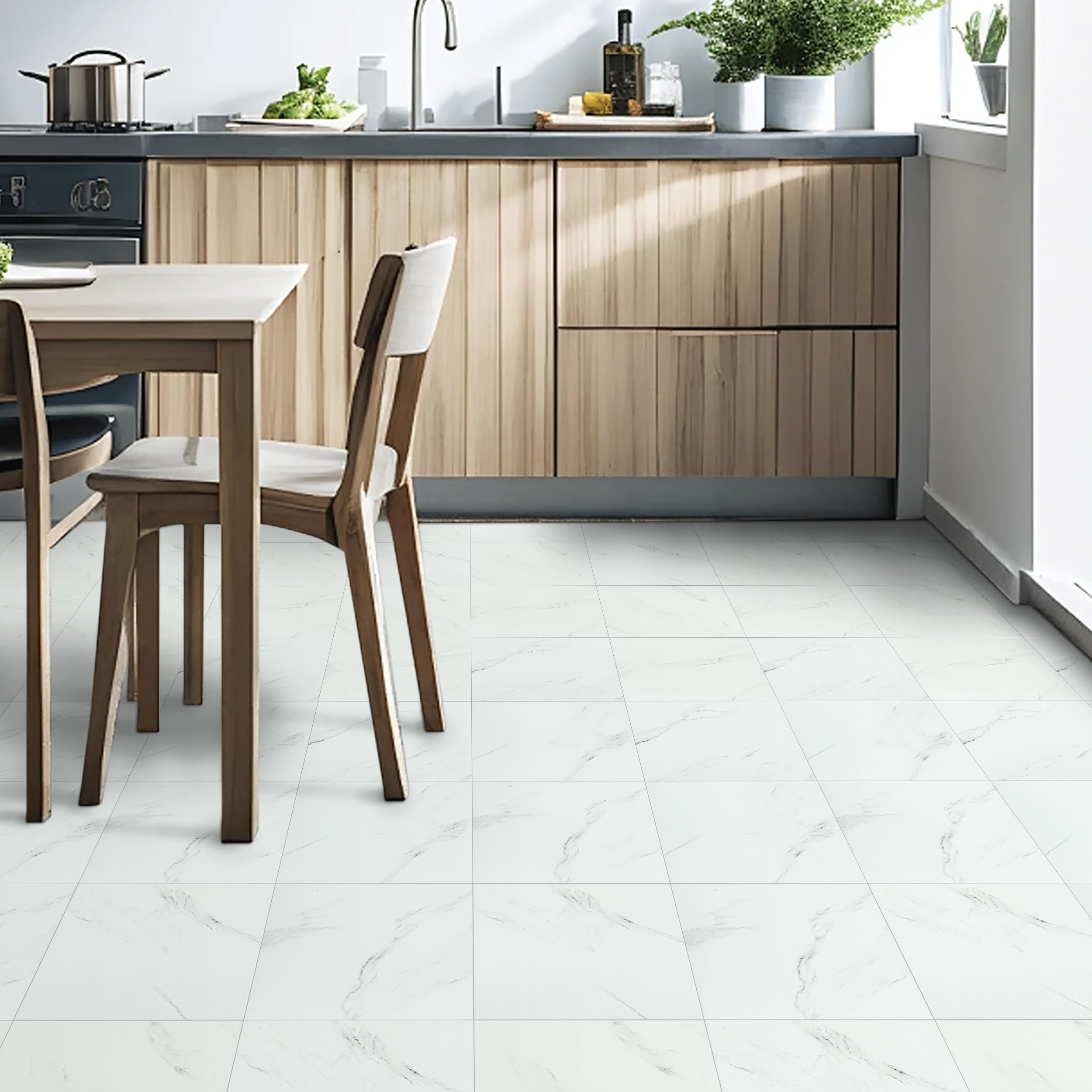 Self Adhesive Vinyl Floor Tiles - 30x30cm 20pcs (1.8㎡)-image-4a15e829-6e5b-4162-82fc-dd114b713502-92066