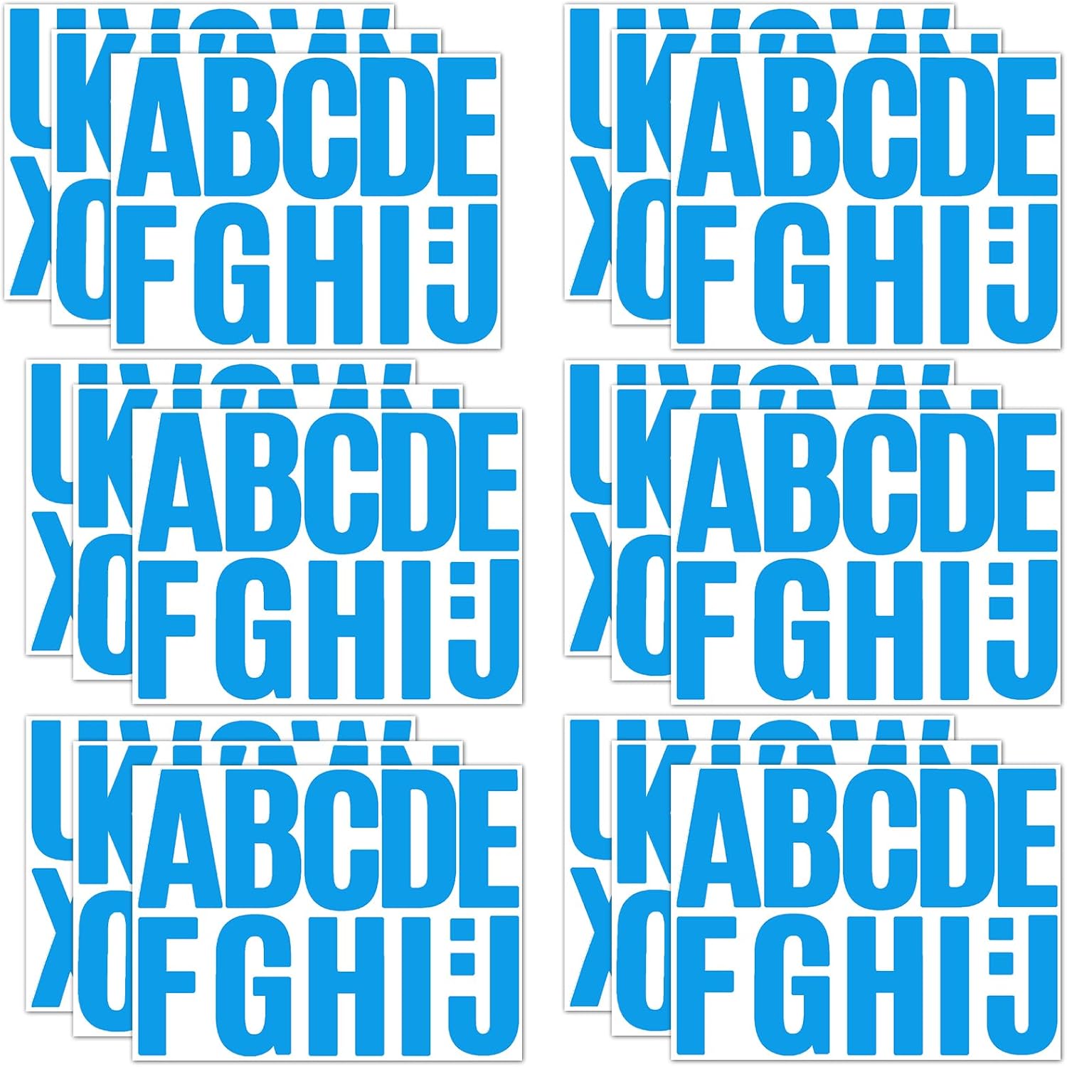 Letter Stickers Vinyl 4 Inch Waterproof - Blue M-image-7a864a30-5879-4496-9a97-94441c2e7144-95362