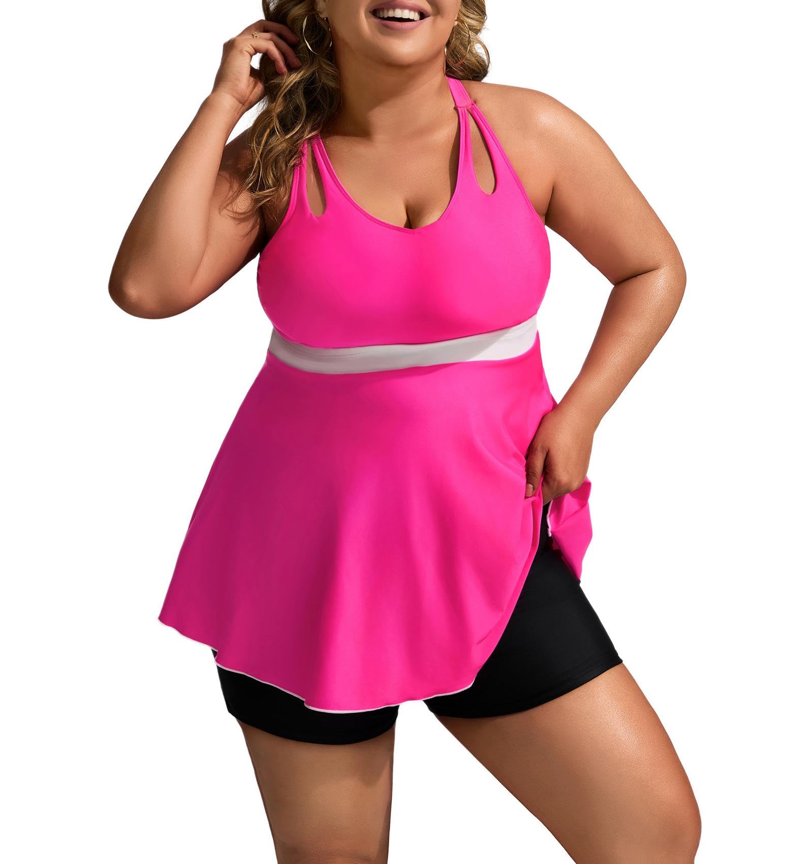 Women's Swimdress - Hot Pink M-image-bd944774-beb5-4dab-bfc6-18d334a503de-91719