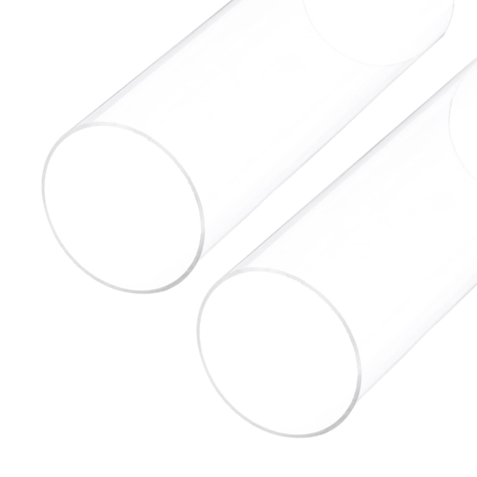 Rebower Clear Plastic Rigid Pipe 8" 66mm x 70mm(2.6" x 2 3/4") 2Pcs-image-b08feed6-b444-46d9-8827-32cdfae81d0c-60281