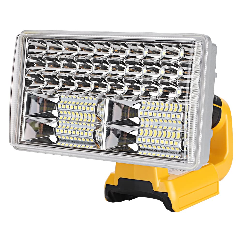 Cordless LED Work Light 3300lm with USB Port - Yellow 8In-image-8dc85516-062d-4d4b-bb82-a062f13481ac-109672