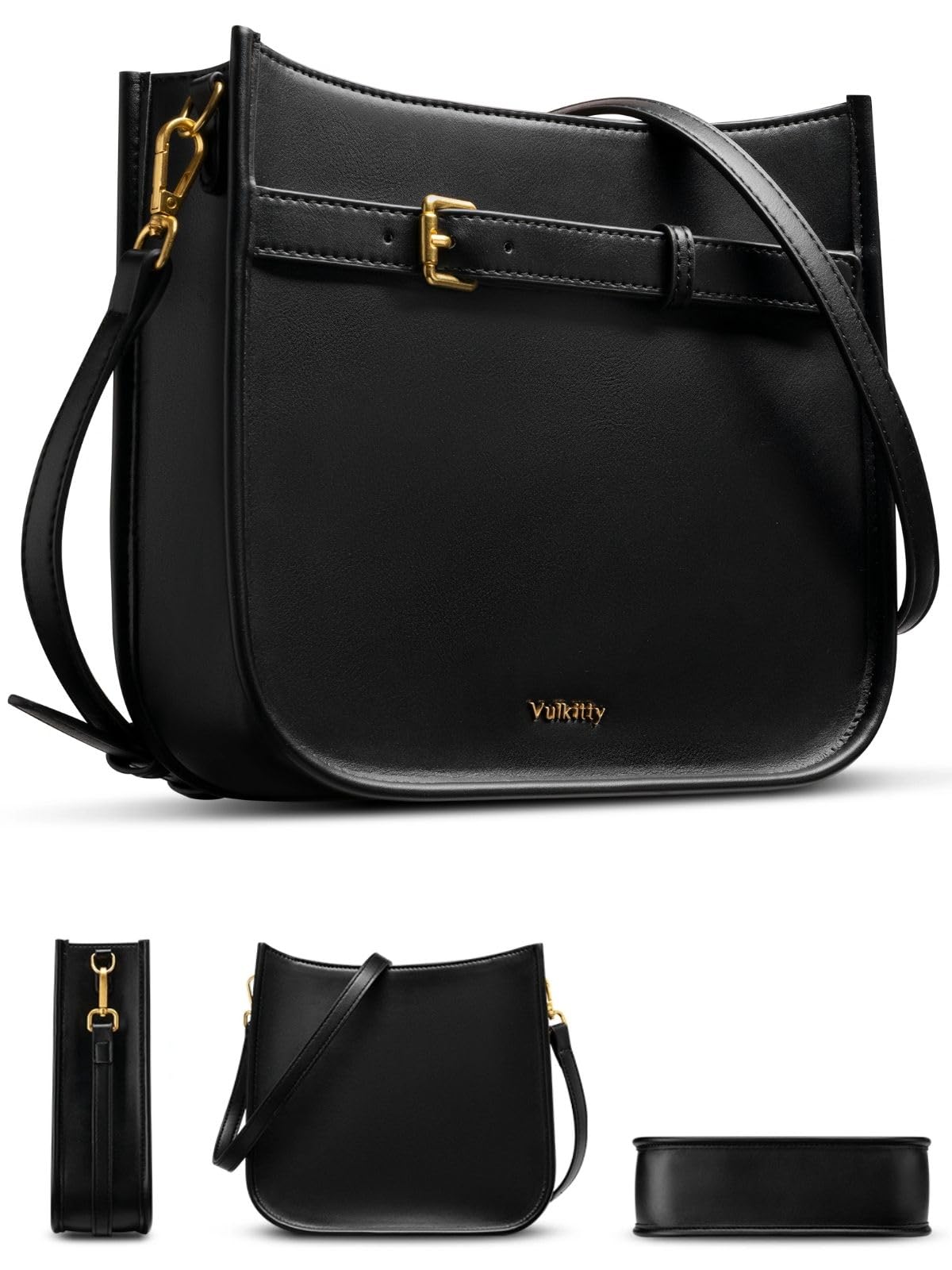 Women's Crossbody Shoulder Bag - Black Medium-image-942955d3-6257-4535-aab0-3675b729ff6e-95350