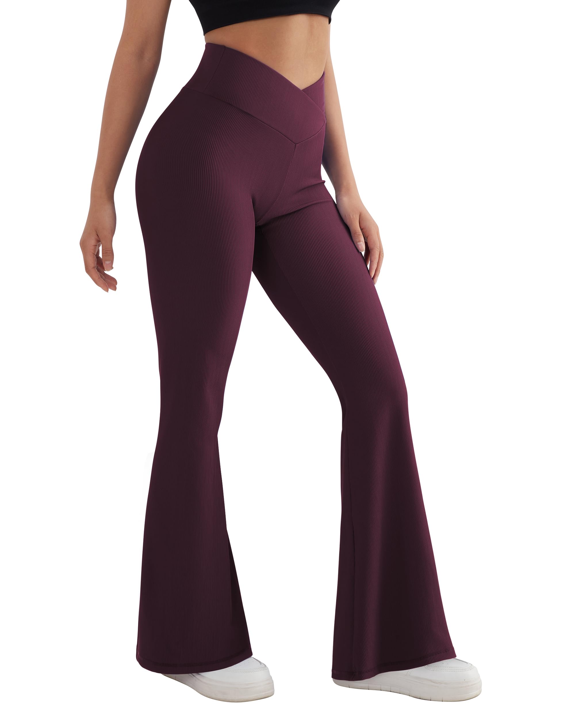Cross Waist Bootcut Yoga Pants - Size 30"-image-2c8d7b8e-ce4f-4c53-b52d-9a6182fe88d2-91615