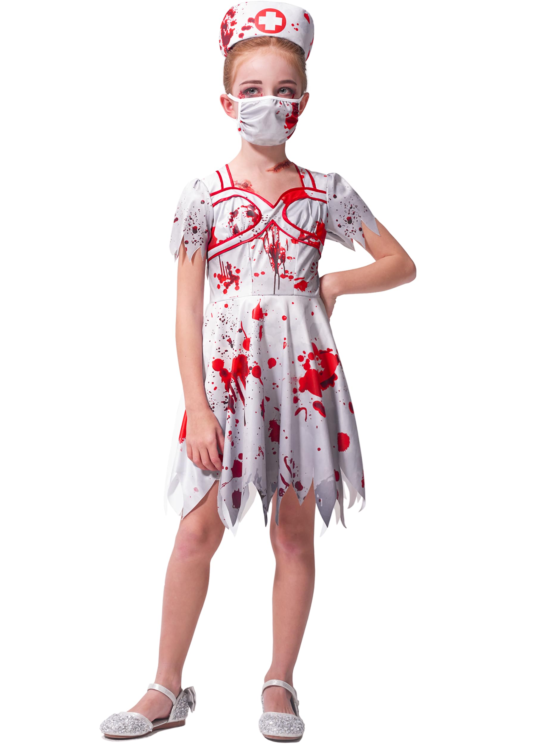 Girls Zombie Nurse Costume 3 Pcs - Zombie B 7-8Y-image-be585648-4b0e-4712-bcc8-53a4e327068c-112323