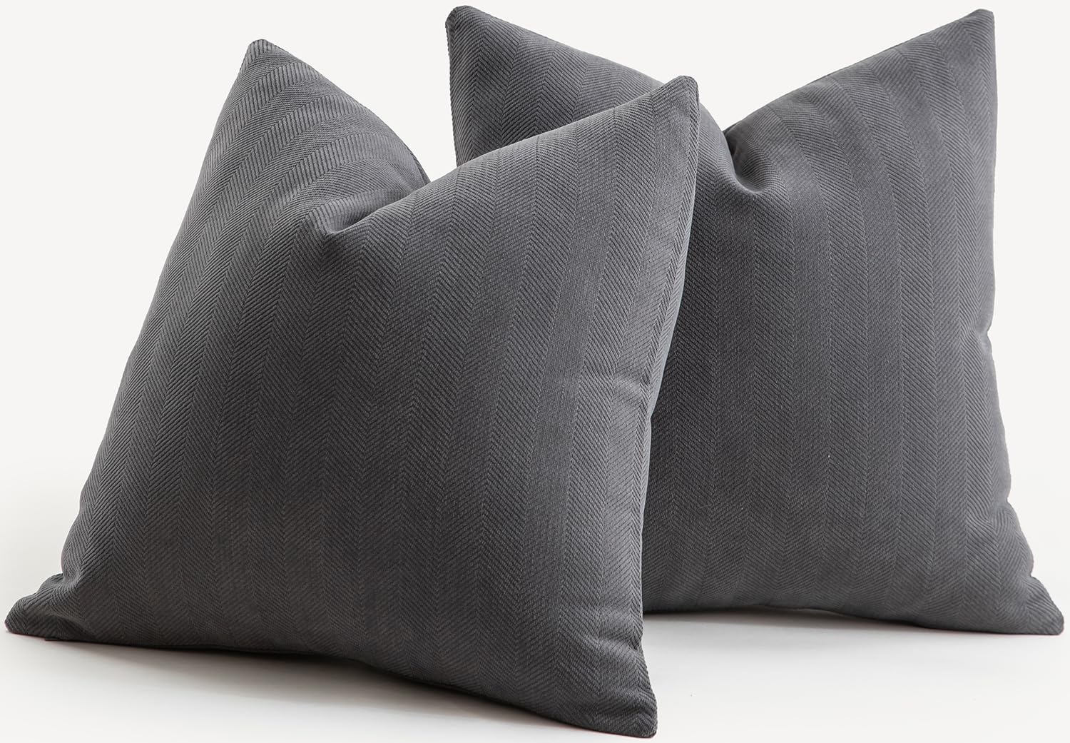 Chenille Cushion Covers Pack of 2 - Mocha Brown 50x50 cm-image-43af7bbc-93e9-4237-8a2e-3d5d0bf6d2dd-110495