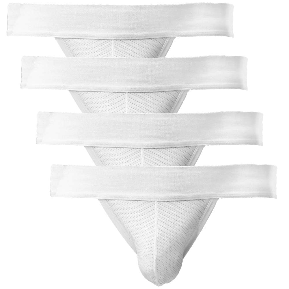 Men's Mesh Bikini Briefs - White S-image-79286129-b12b-4c65-b1ad-343e3976d56e-112762