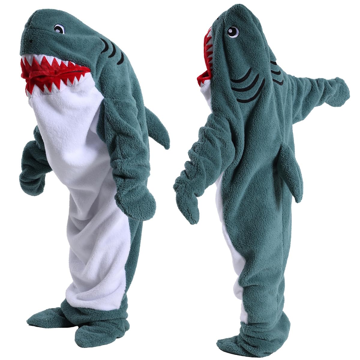 Shark Blanket Hoodie Onesie - Grey Shark Style-image-77cdd36b-c443-4291-a9ef-62f060356720-89974