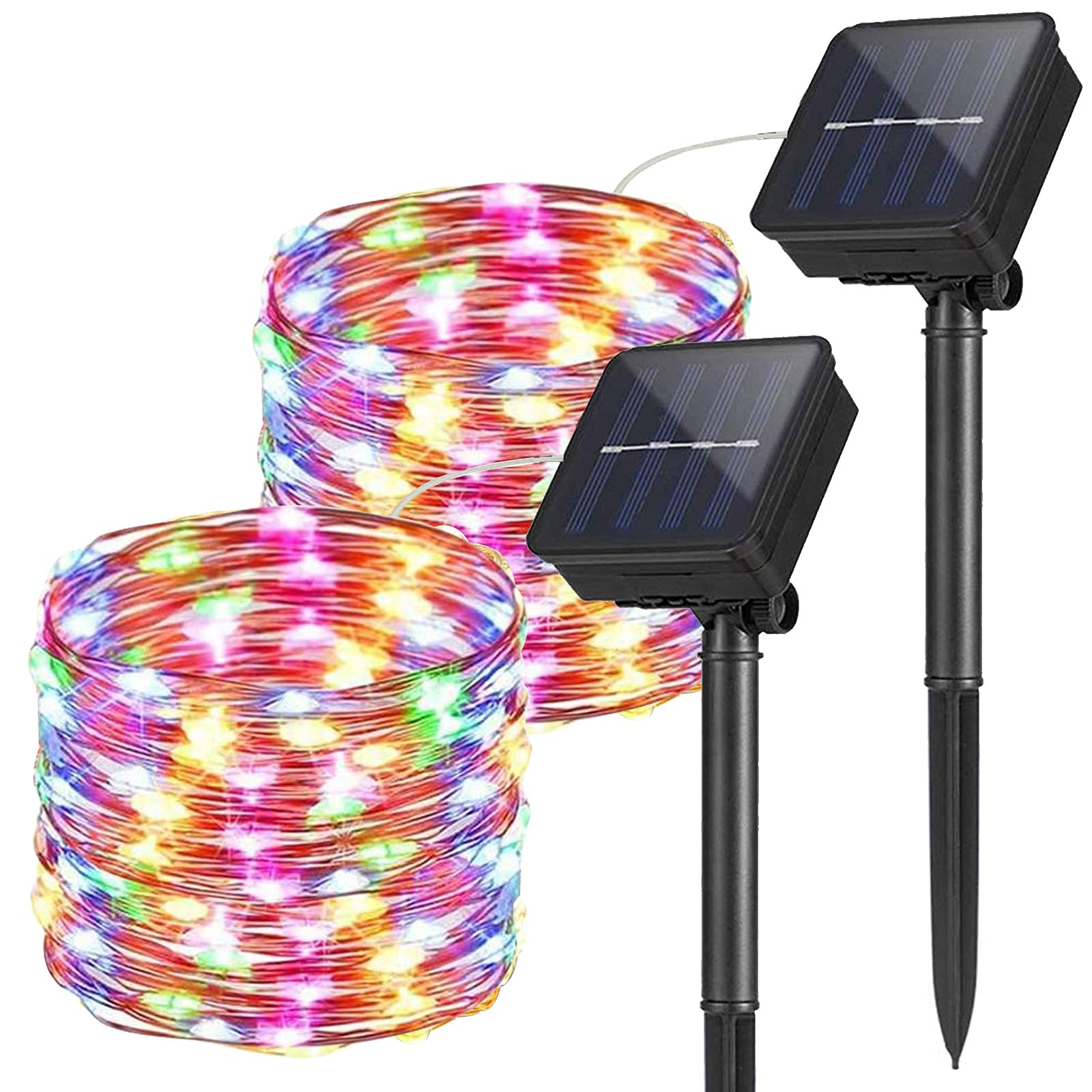 Packs Solar String Lights Outdoor, LED Fairy Copper 2 10M/33FT 100-image-987bc14b-0171-4c81-805f-fcf56425f5e6-58588