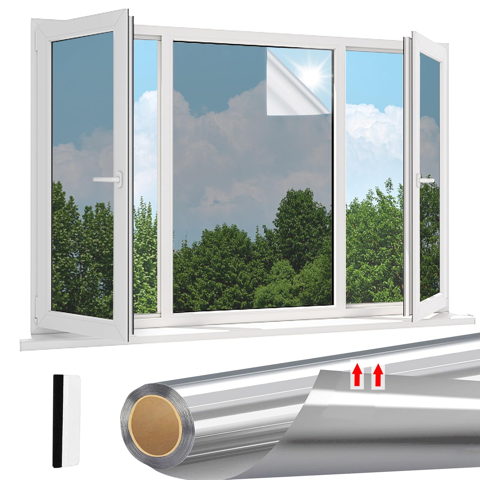 One Way Window Privacy Film - 75x200cm