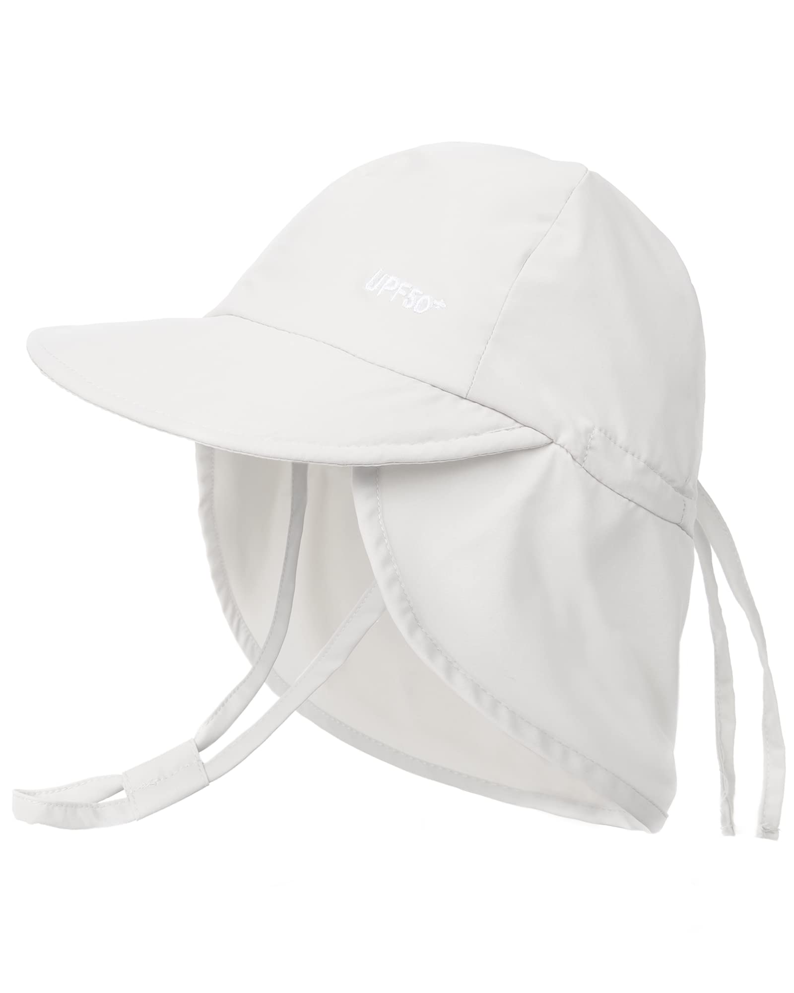 FURTALK Toddler Sun Hats Baby Girls Boys Summer Beach 50+ White, 2-4-image-60e3e458-22a3-4418-82a4-9f9789c3c365-59492