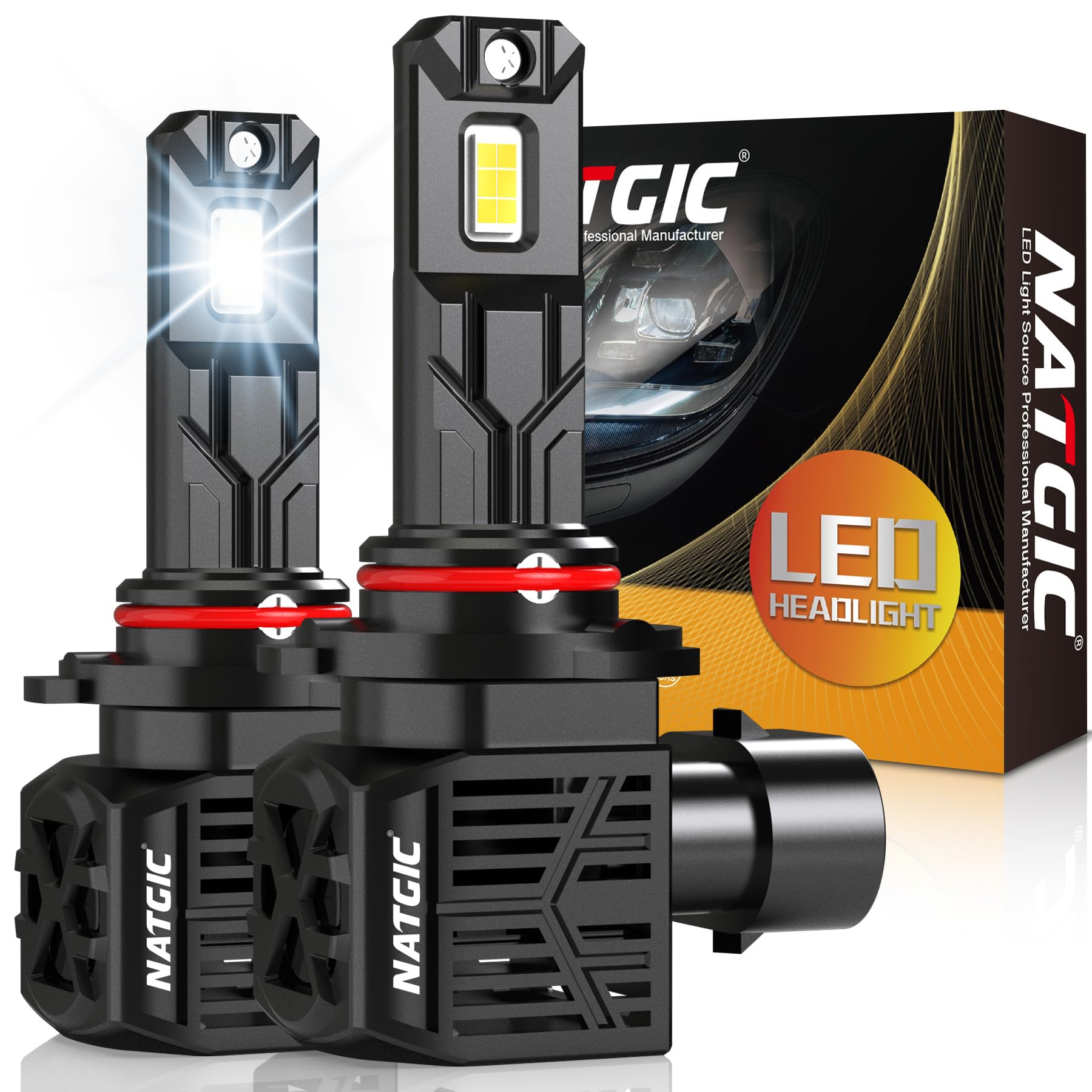 HB4 9006 LED Headlight Bulbs - 6500K Xenon White-image-9cf3cf0d-7a39-4d6a-a9b5-0bb58aeca347-90875