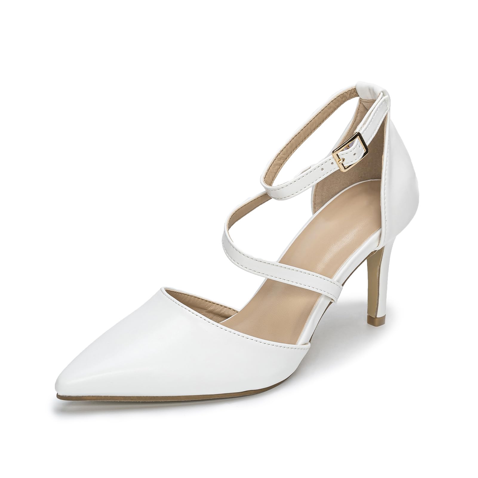 Women's Court Shoes - White Size 5.5-image-b4fc07c2-f7f4-4da1-844c-7b1278ef0993-93462