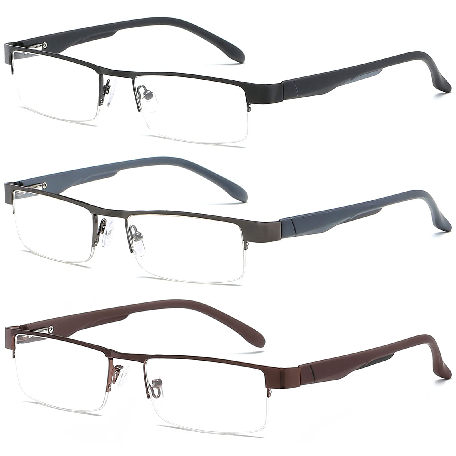 Blue Light Blocking Reading Glasses - Black Brown Grey +1.0-image-ce5d685c-8cc7-465a-ba95-ff83af0e96a4-113762