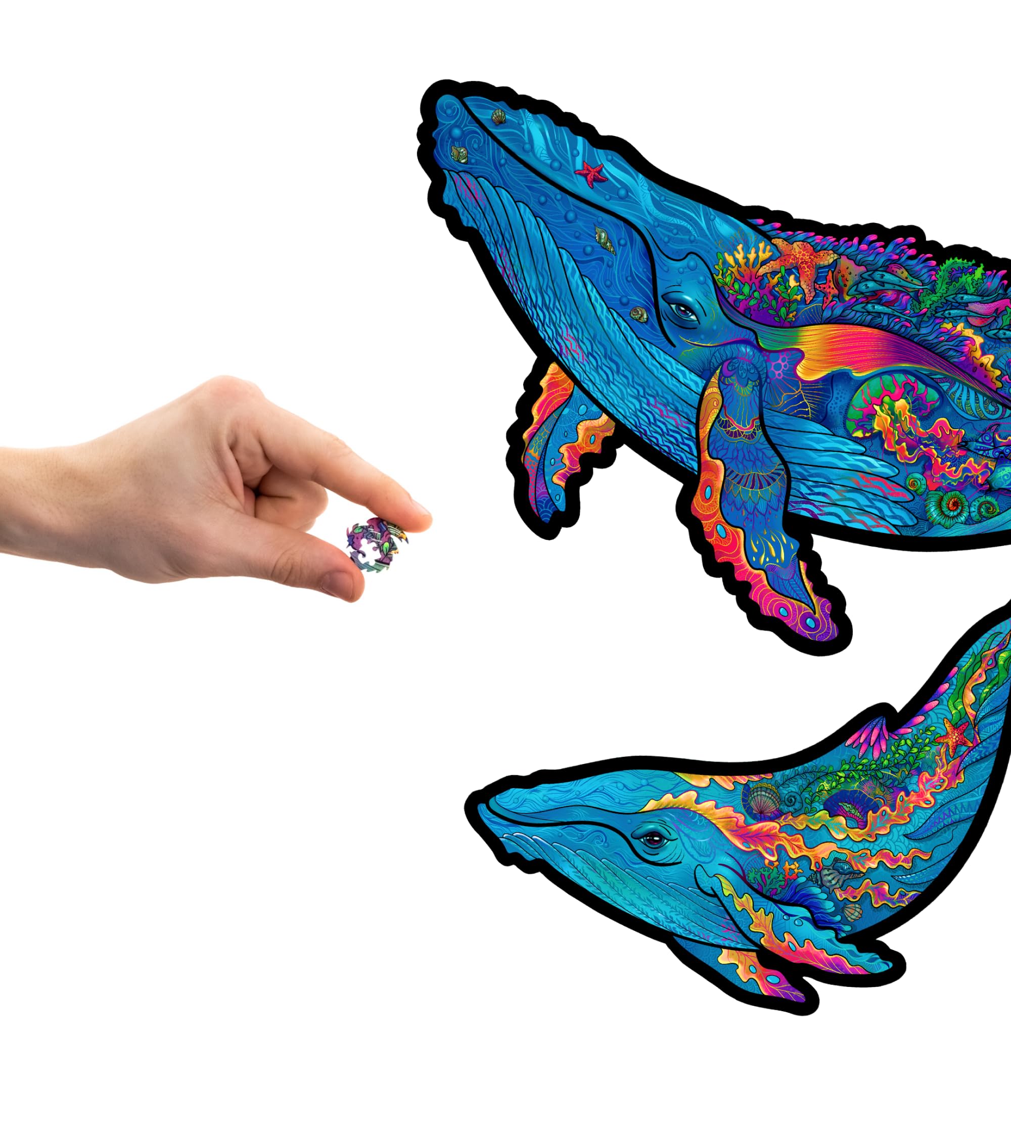 Wooden Jigsaw Puzzle Milky Whales - Small 98 pcs-image-9f5659b7-daf5-4c56-a9c3-d6a32d7abab1-92245
