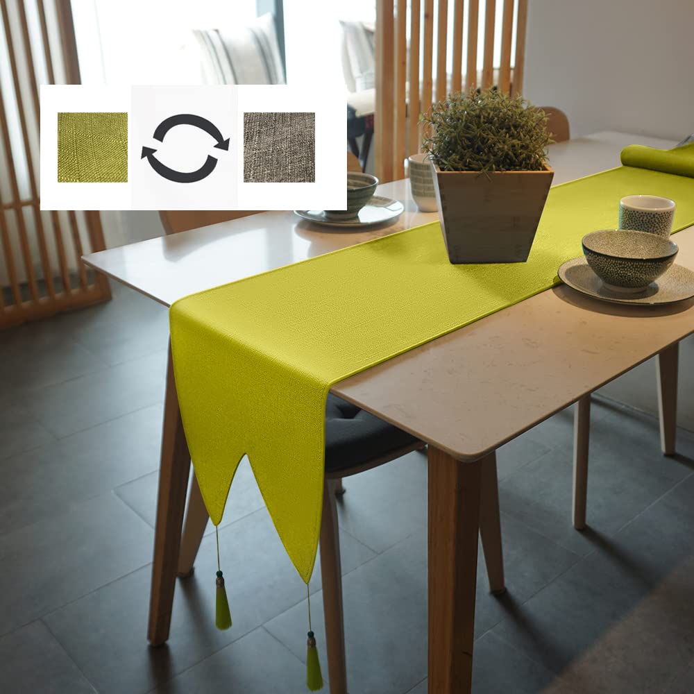 Reversible Table Runner Grey/Light Green 12x71in-image-c2db8084-28af-48d2-8d02-d7d6d8bb6e8c-59586