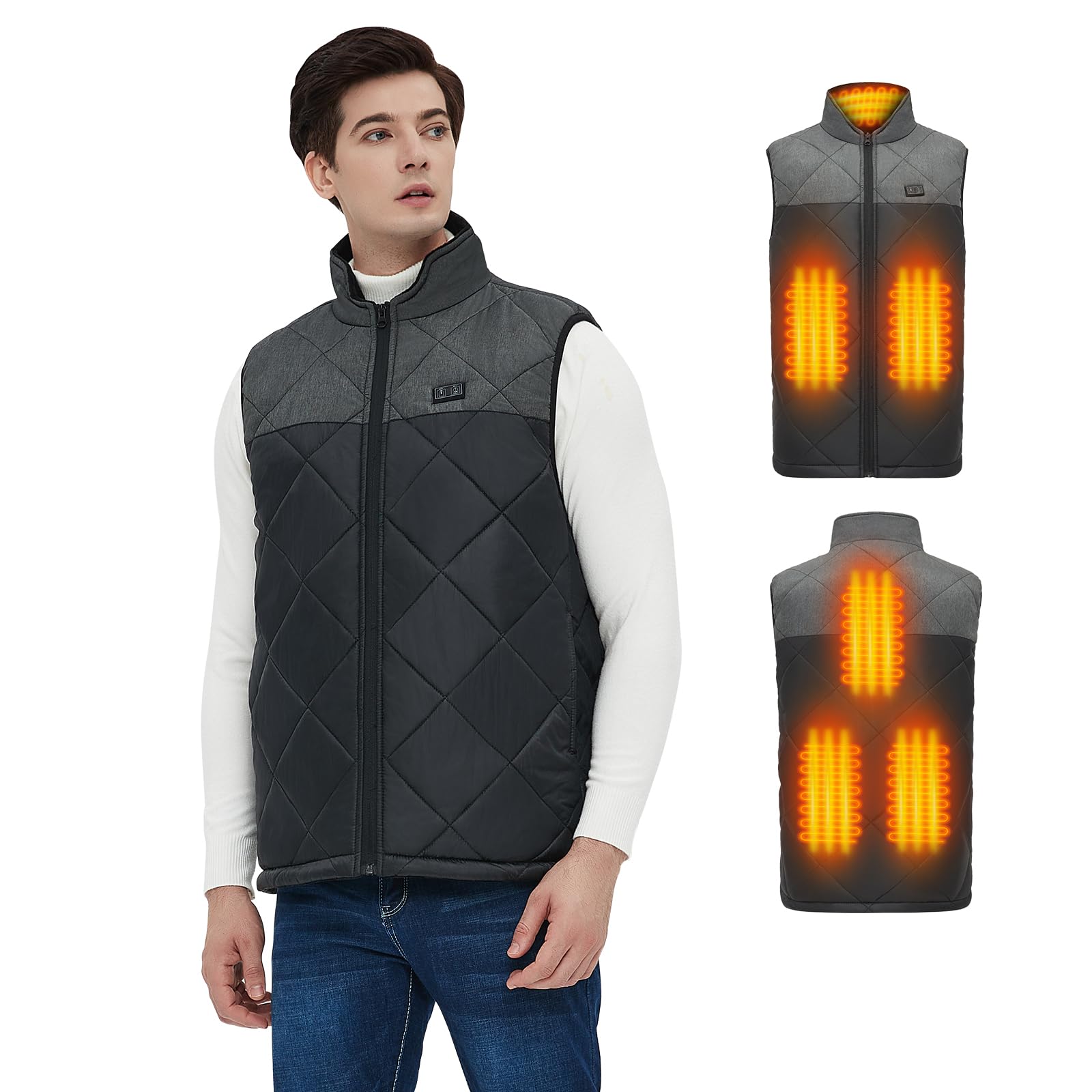 Heated Vest with 6 Levels - Black M-image-48eae1c6-37b6-4912-b3b6-d038f8c2d9e4-101470