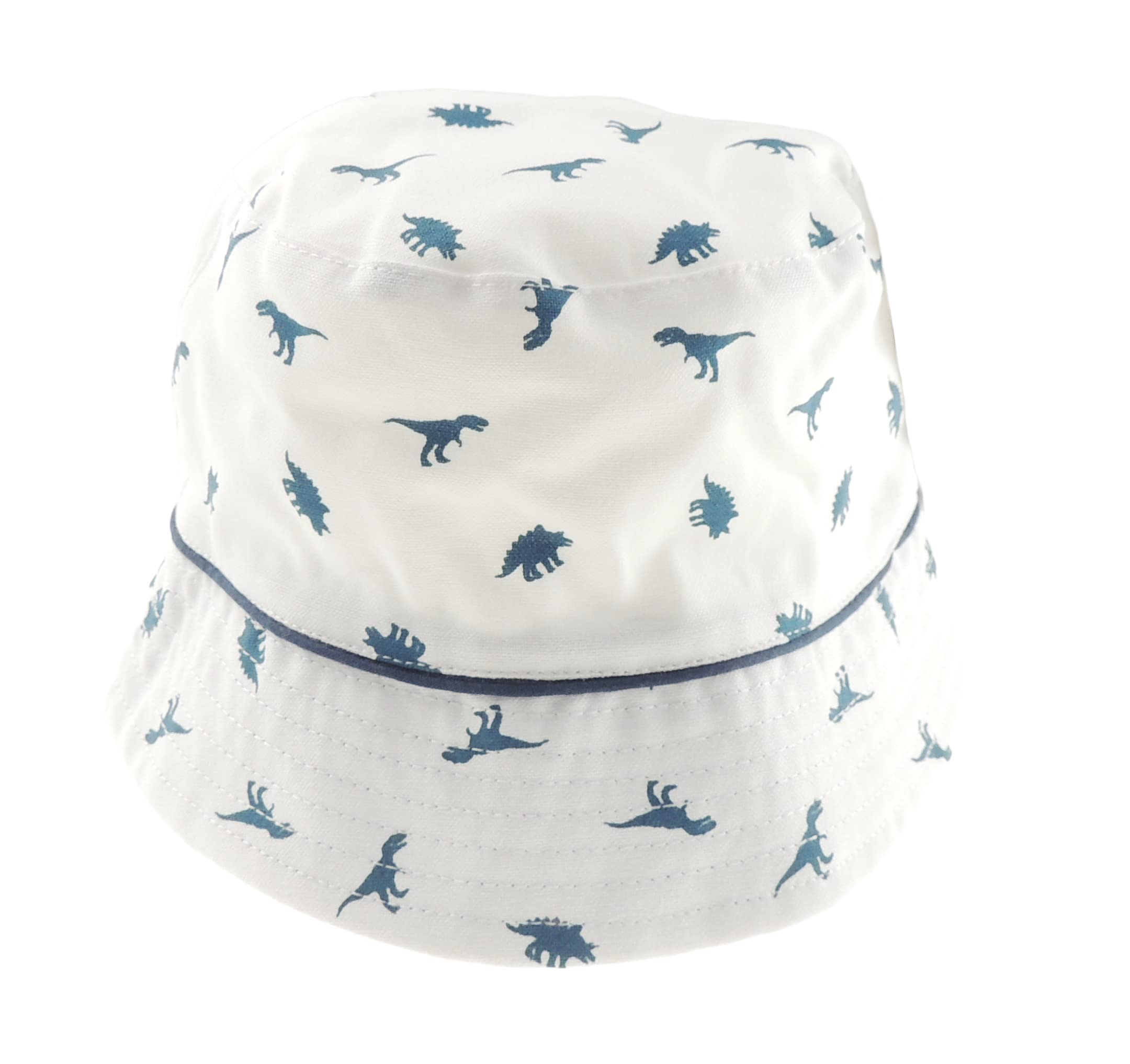 Baby Boys Cotton Dinosaur Print Sun Hat - Stylish & Protective Bucket Beanie for 12-18 Months
