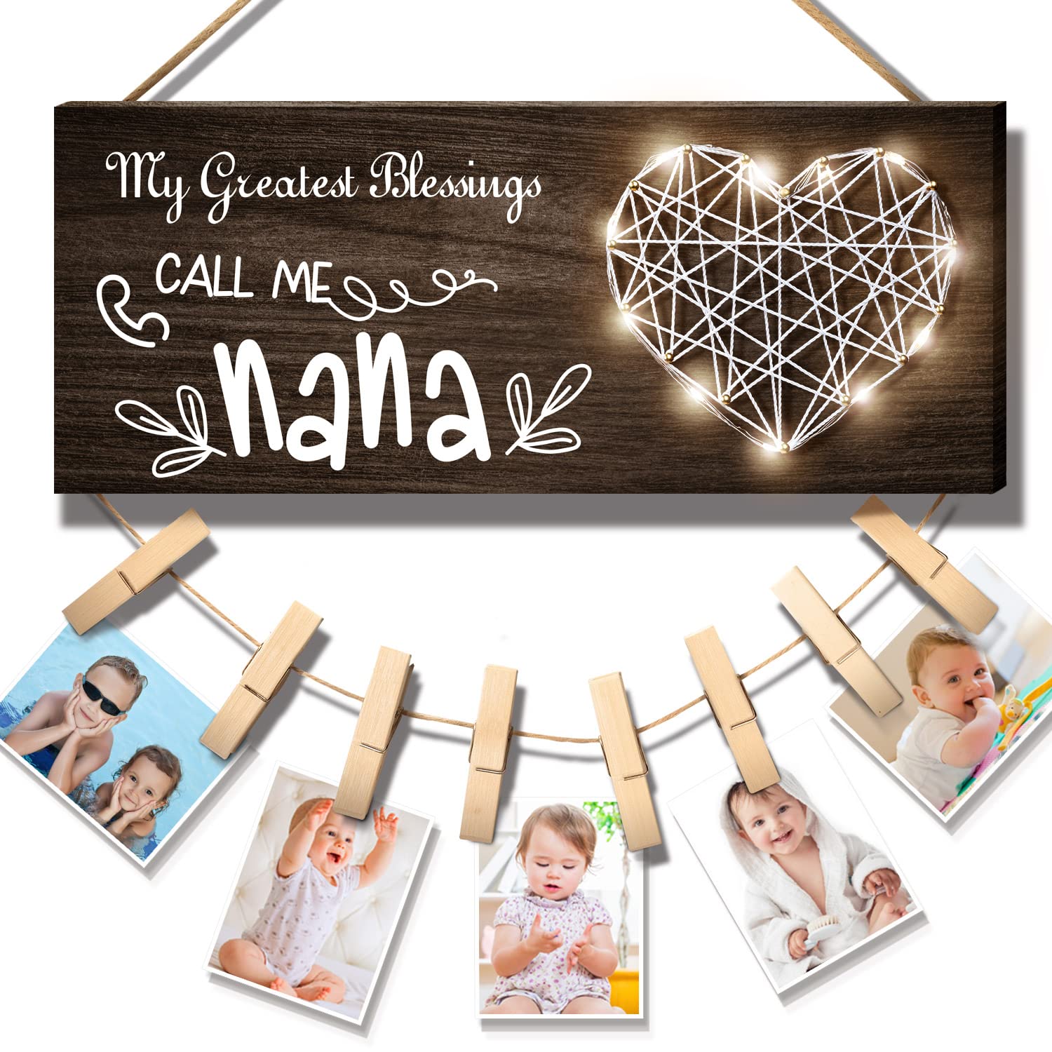 Nanny Gifts, Nana Best Gifts for Grandma- Photo Frame, Nana Birthday