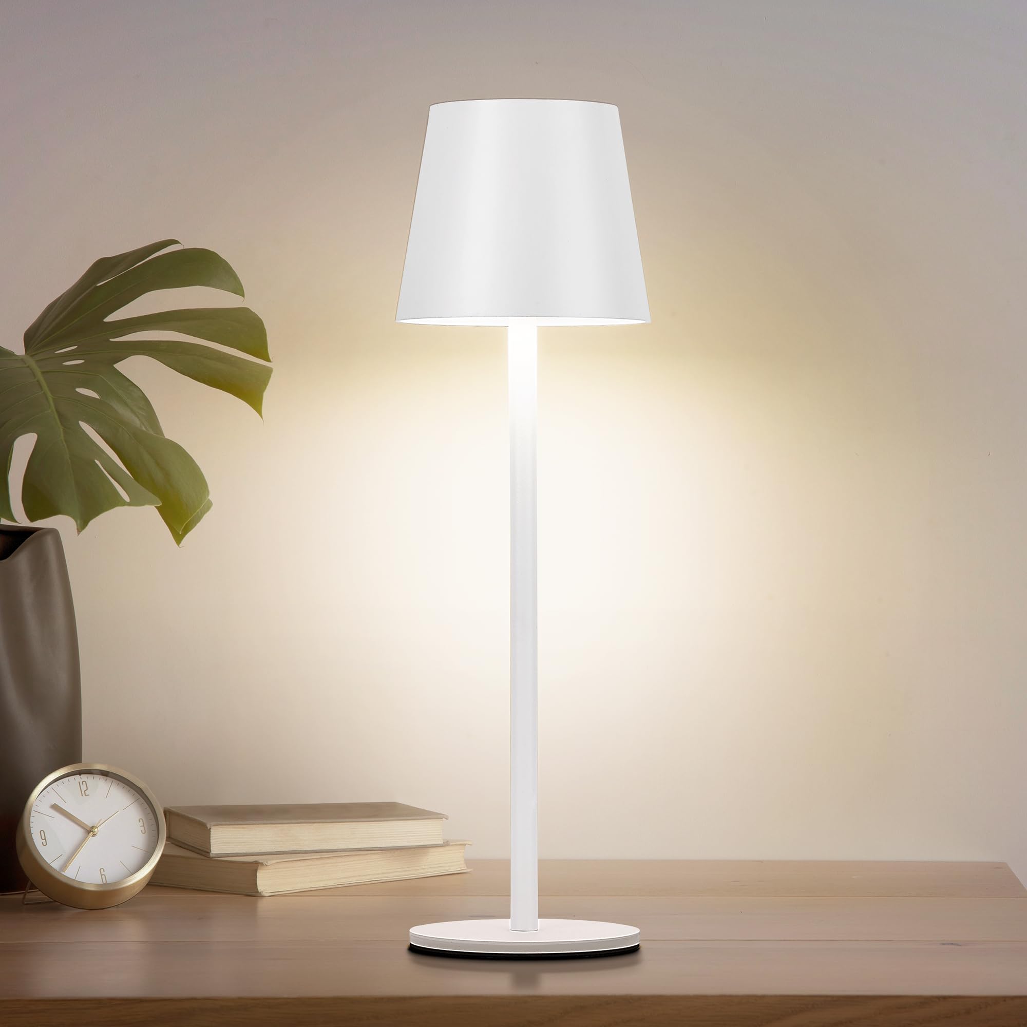 Faithorse Cordless Table Lamp, 5200mAh IP54 3-Color Bedroom(White)-image-c3211187-f6c2-48b5-b36a-08f9505ed8d0-54784