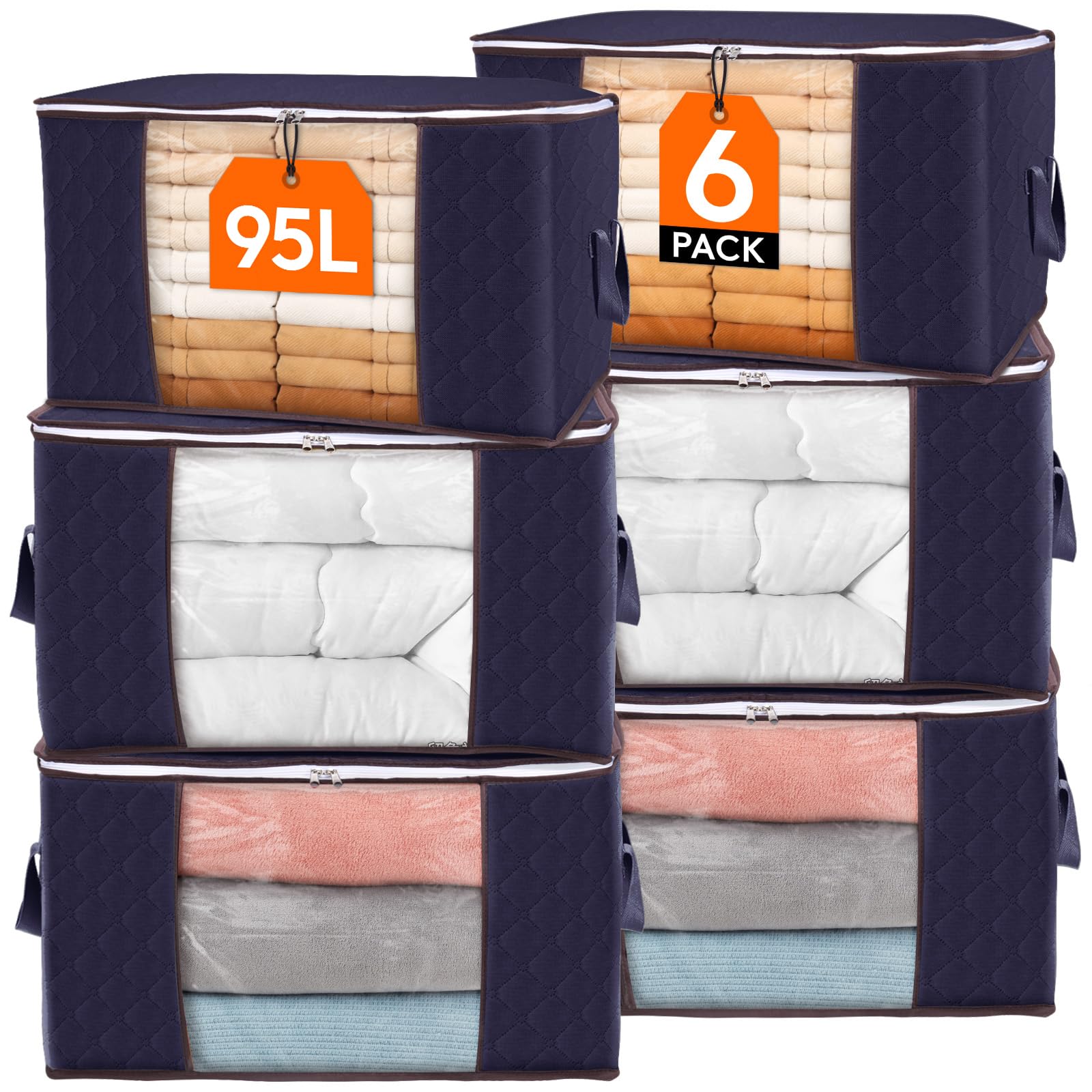 Lifewit Clothes Storage Bags 95L Large Box Packing Boxes 6 Blue-image-6a1f5470-cc8f-484e-8f9d-4e28a2fca97f-54229