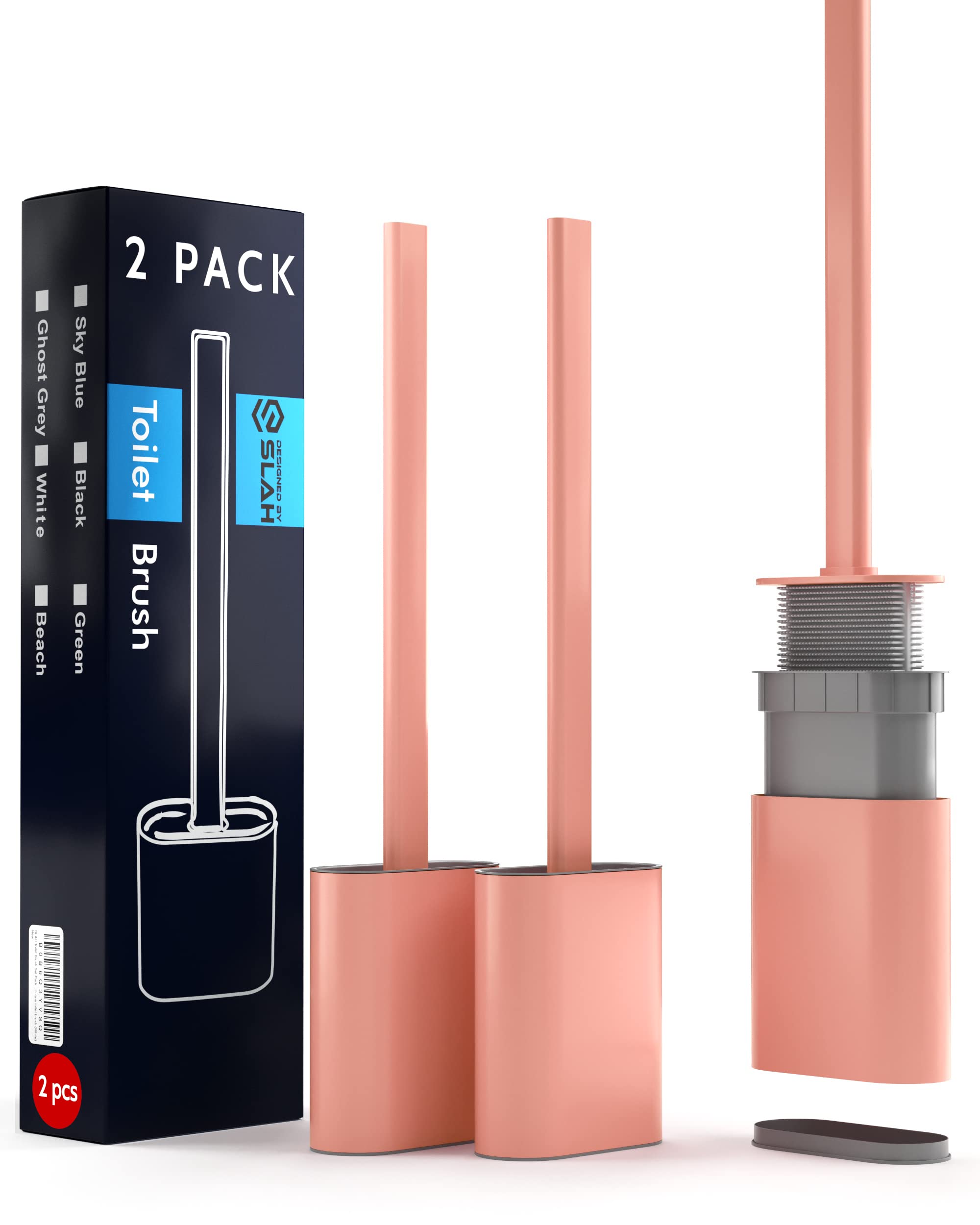 Pink Silicone Toilet Brush Set with Non-Slip Handle & Dripless Base-image-3c128862-9a8b-4a89-a8a7-9347e8ce5ee3-56510