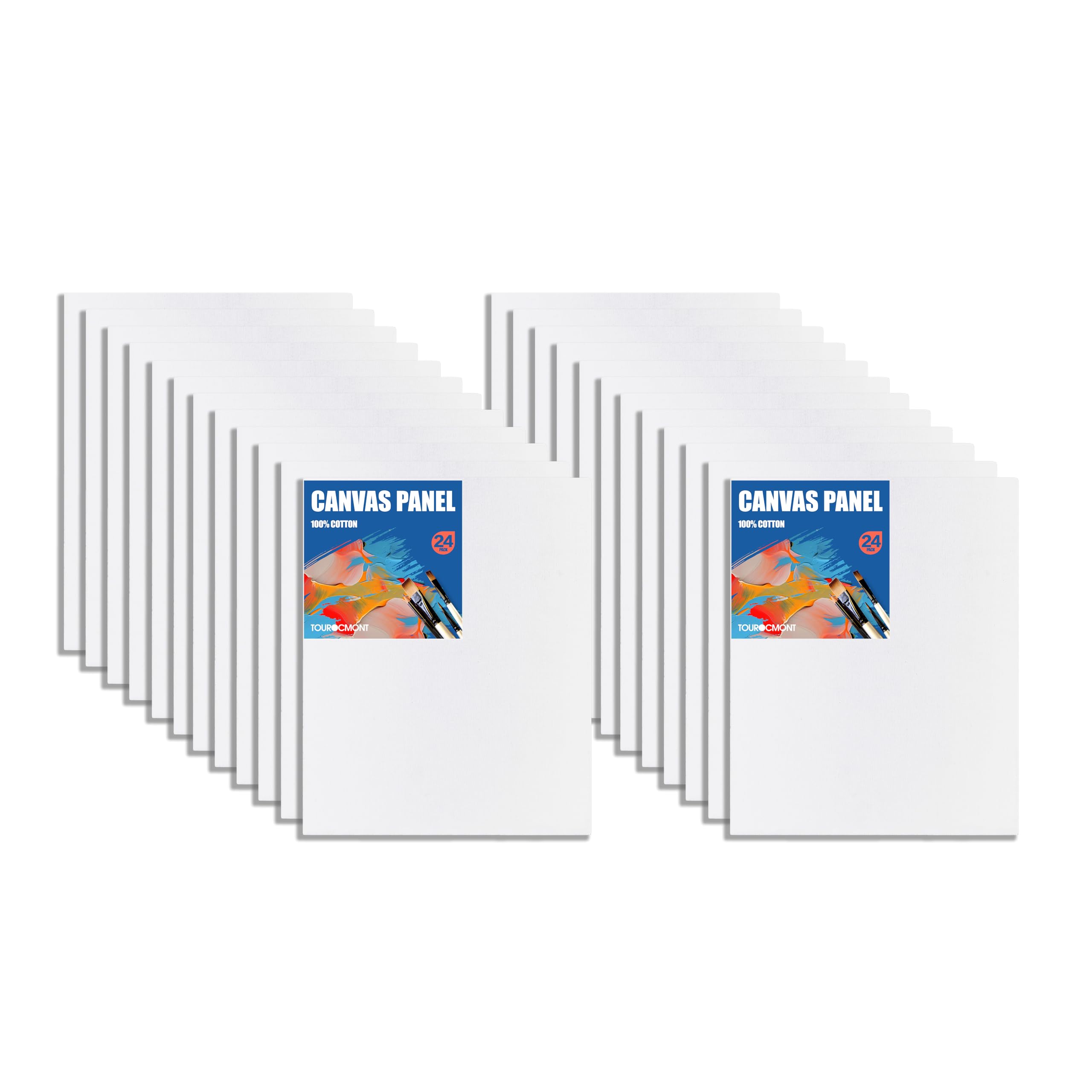 Canvas Panels 24 Pack 3mm Thick - White 20x25cm-image-89336b3f-78e1-4744-9834-e001726290de-112237