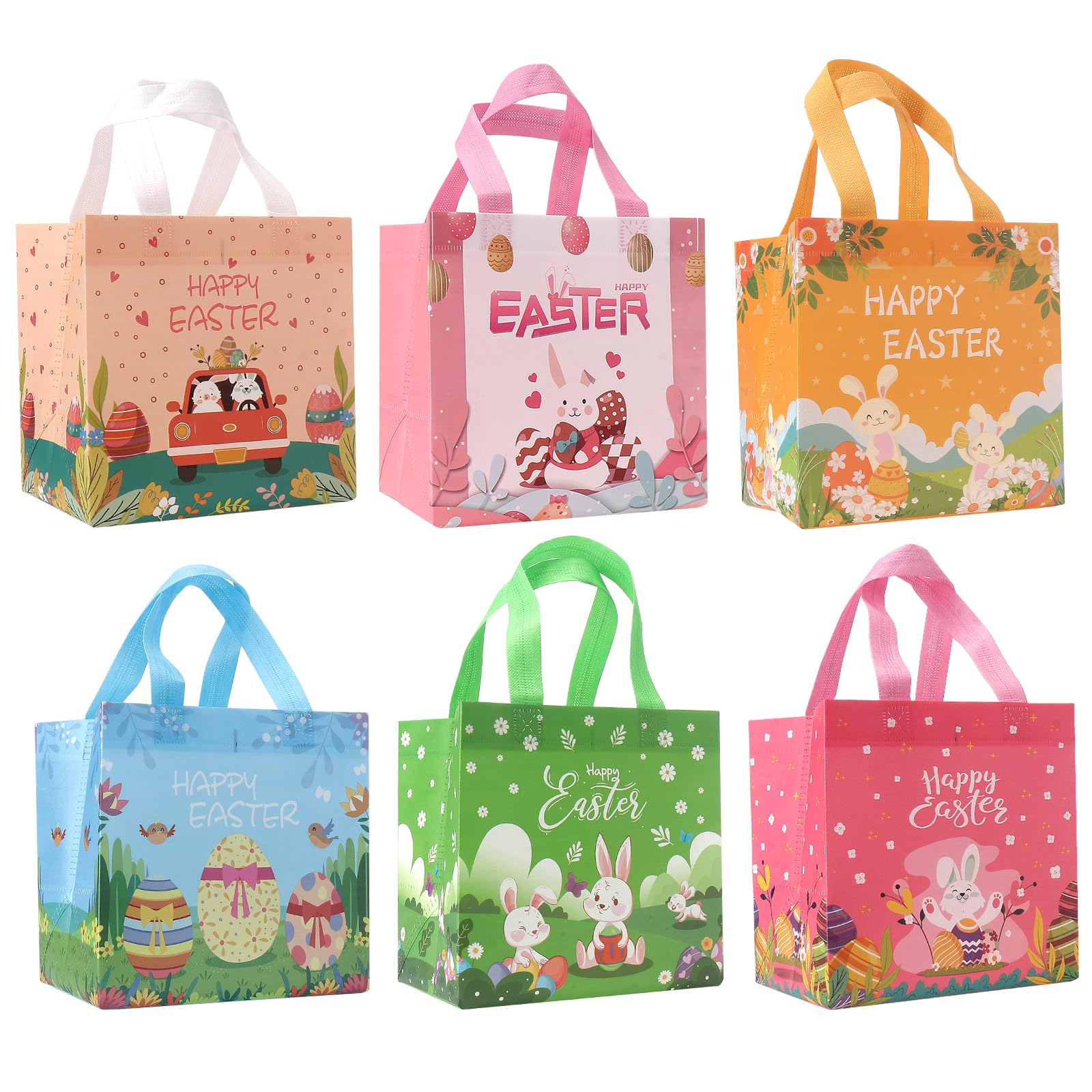 Easter Gift Bags for Kids, Easter Bunny Egg Tote Bags Reusable 16PCS-image-7ac8707f-a92b-4e99-9c6b-2696d1b56f42-54919