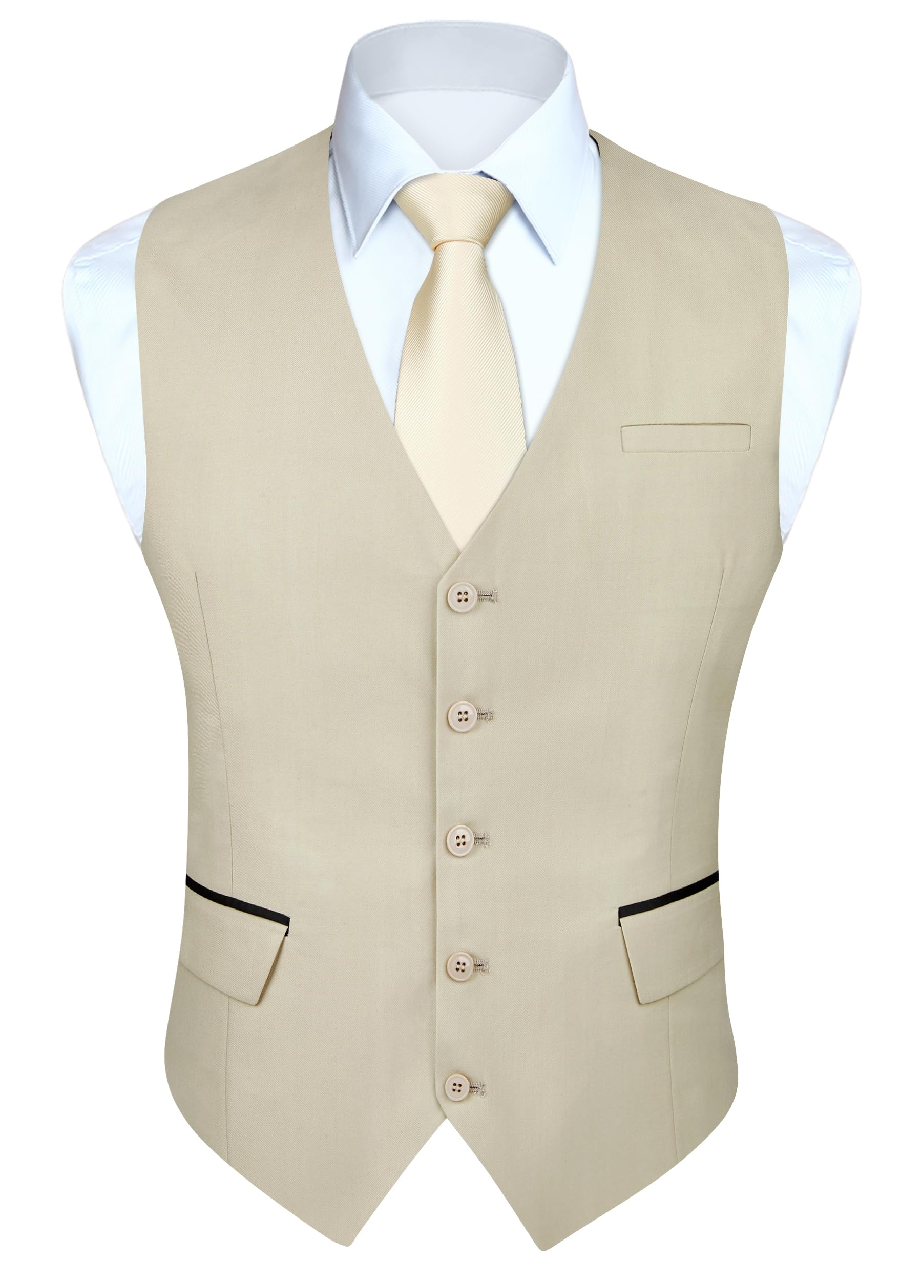 Men's Formal Waistcoat - Champagne 3XL-image-7bb5c4f6-8b5f-4b36-a421-ffb83ad05b26-108920