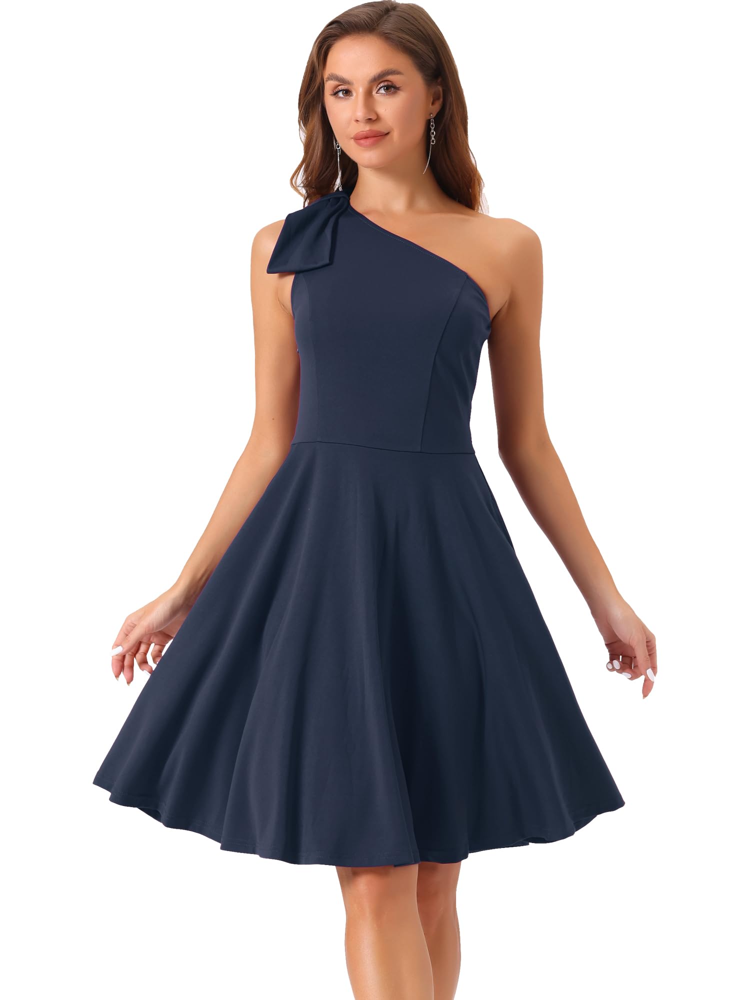 One Shoulder Cocktail Dress - Dark Blue XL-image-dc564fb6-8e85-4525-bfca-5e23c9049c31-87743